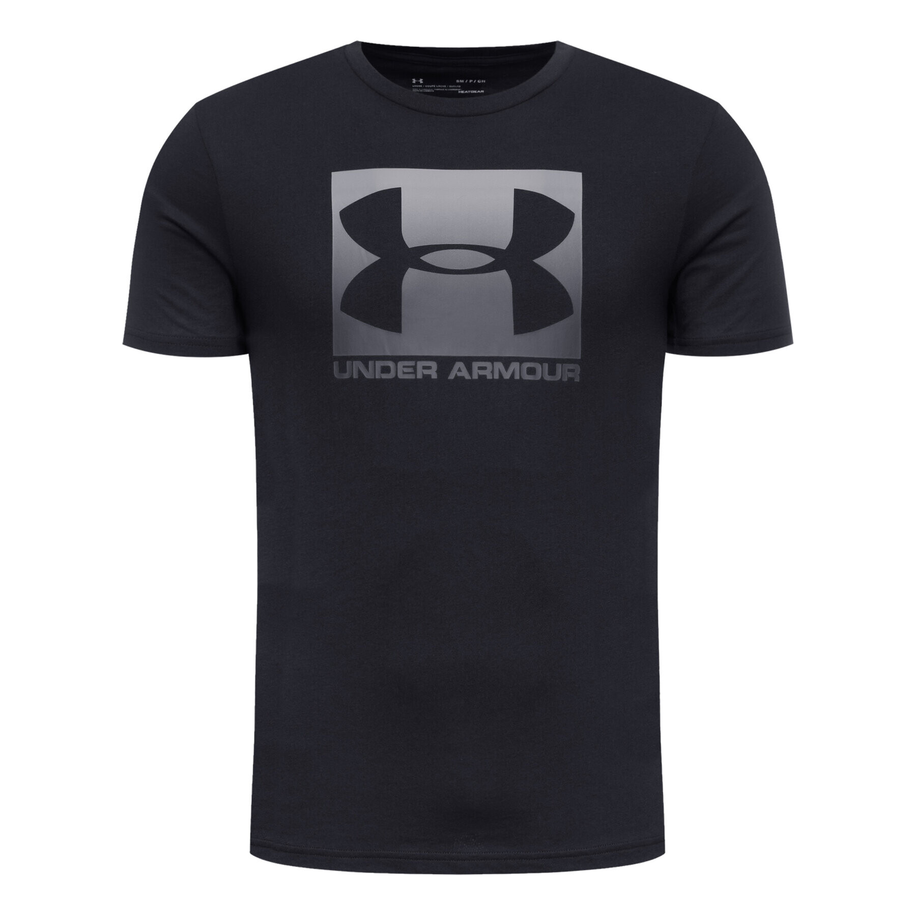 Under Armour Majica Ua Boxed Sportstyle 1329581 Črna Loose Fit - Pepit.si