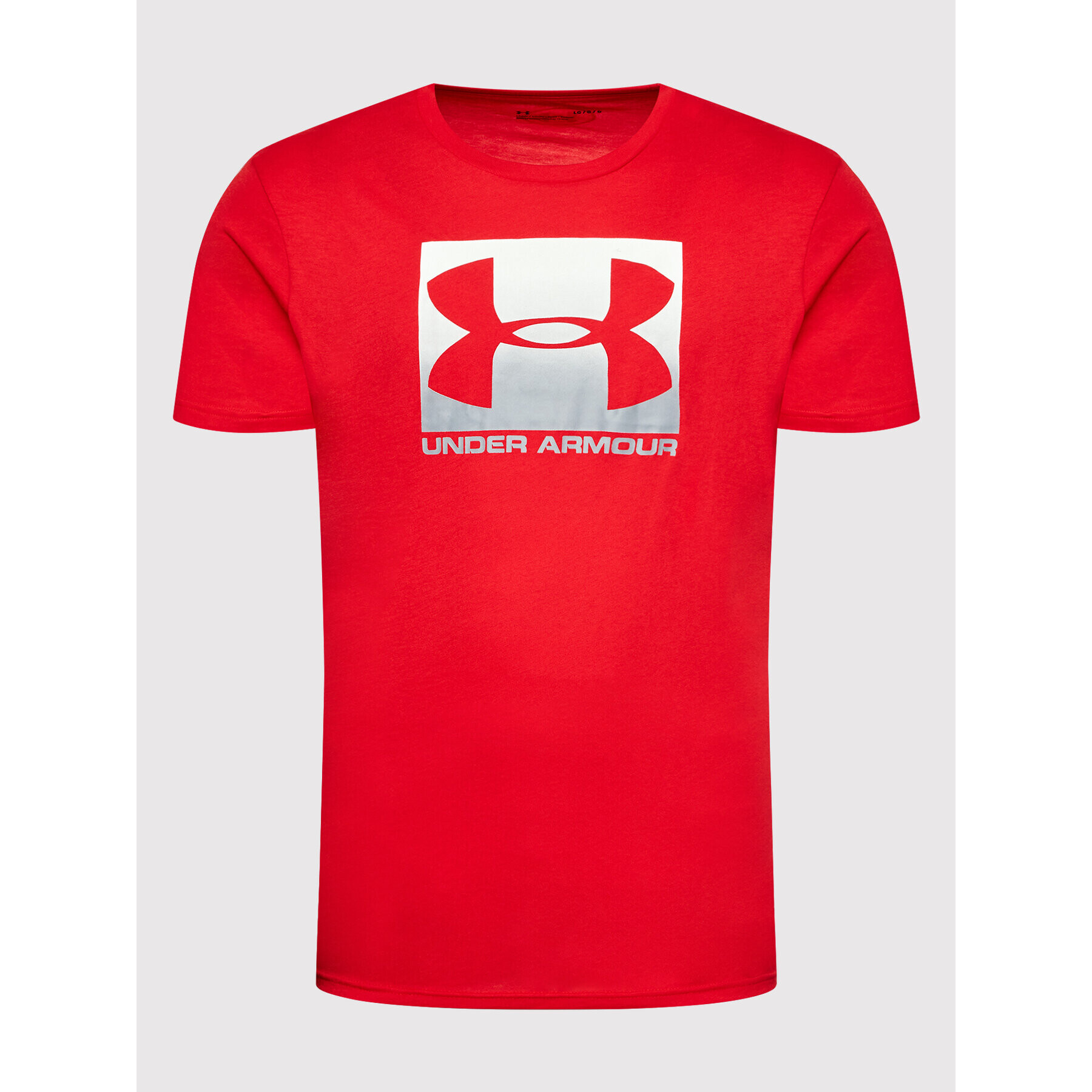 Under Armour Majica Ua Boxed Sportstyle 1329581 Rdeča Loose Fit - Pepit.si