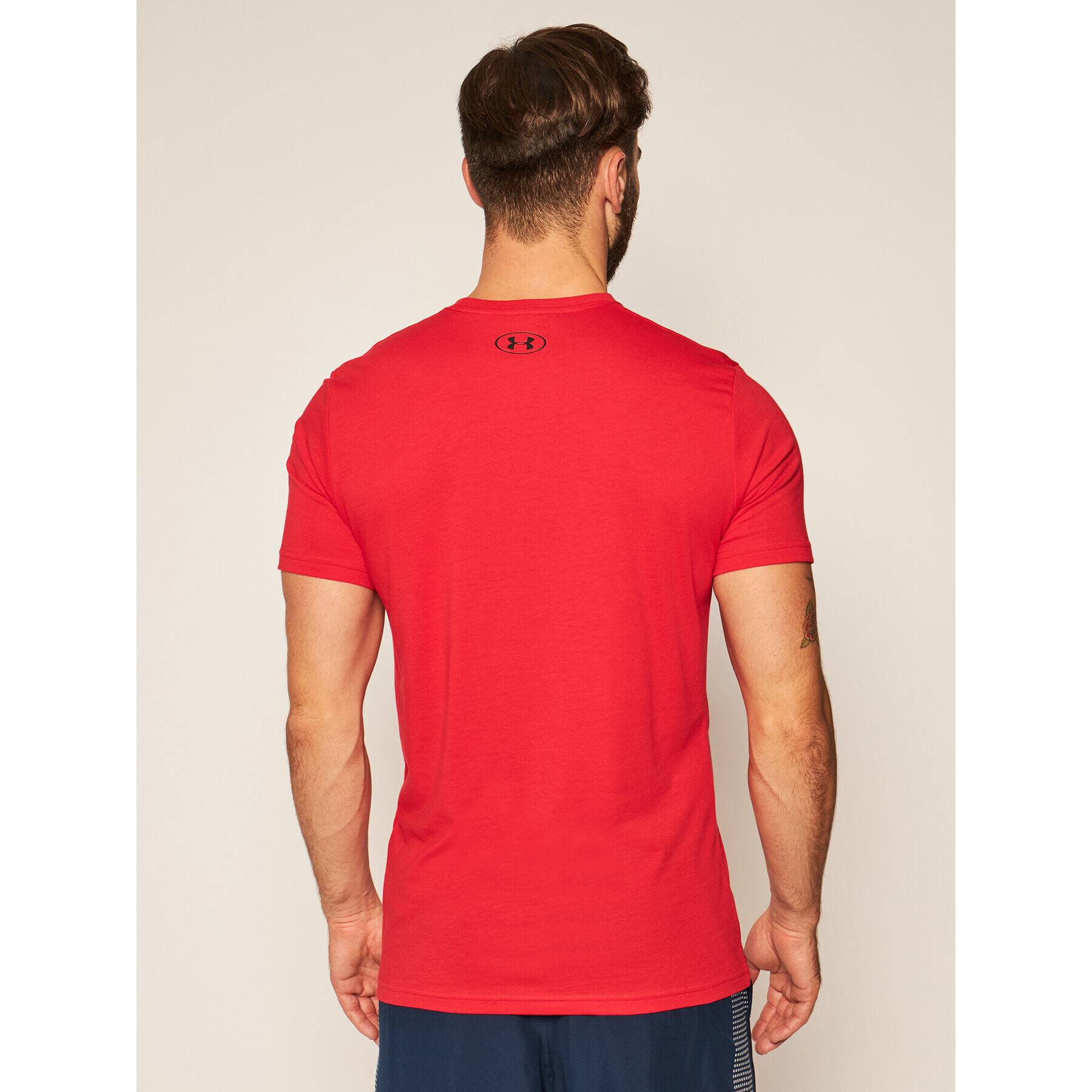 Under Armour Majica Ua Gl Foundation 1326849 Rdeča Loose Fit - Pepit.si