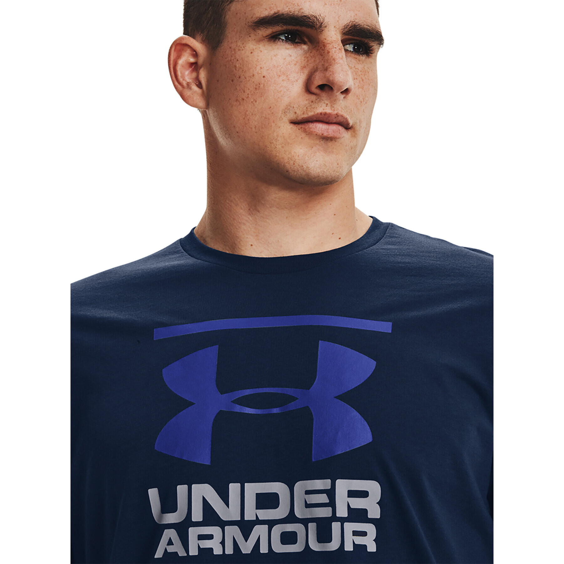 Under Armour Majica UA GL FOUNDATION SS 1326849 Mornarsko modra Regular Fit - Pepit.si