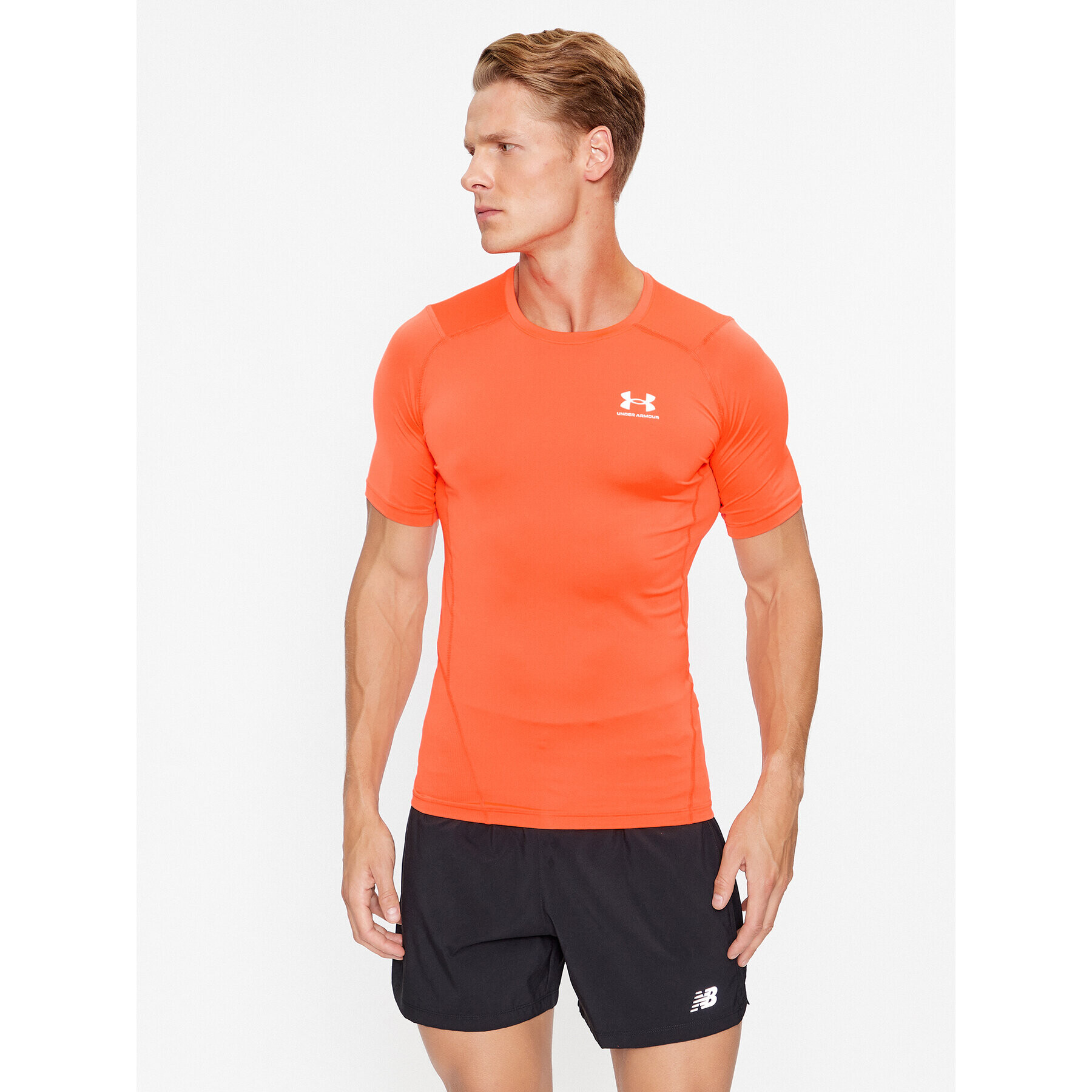 Under Armour Majica Ua Hg Armour Comp Ss 1361518 Rdeča Compression Fit - Pepit.si