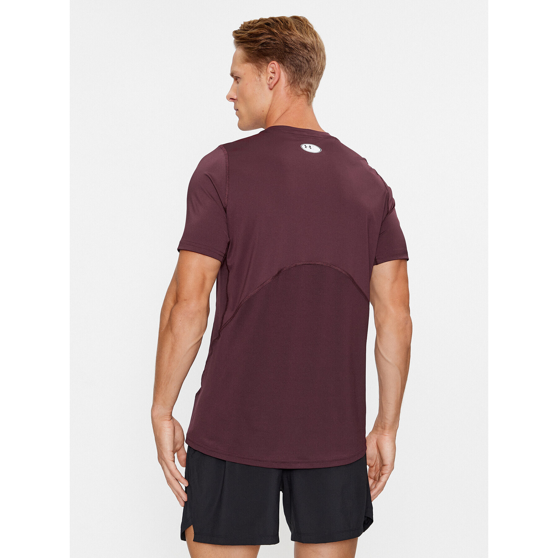 Under Armour Majica Ua Hg Armour Fitted Ss 1361683 Bordo rdeča Fitted Fit - Pepit.si