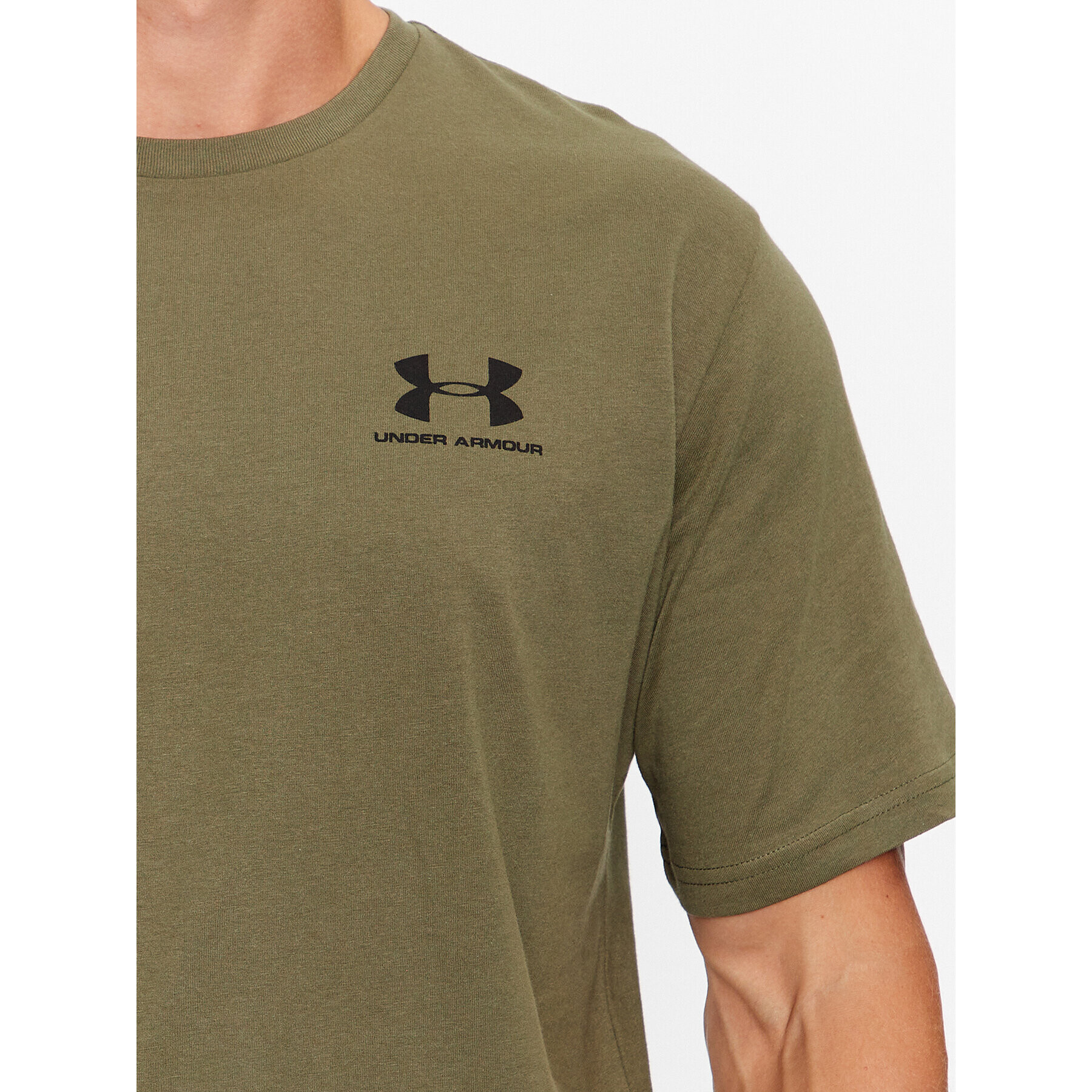 Under Armour Majica Ua M Sportstyle Lc Ss 1326799 Khaki Loose Fit - Pepit.si