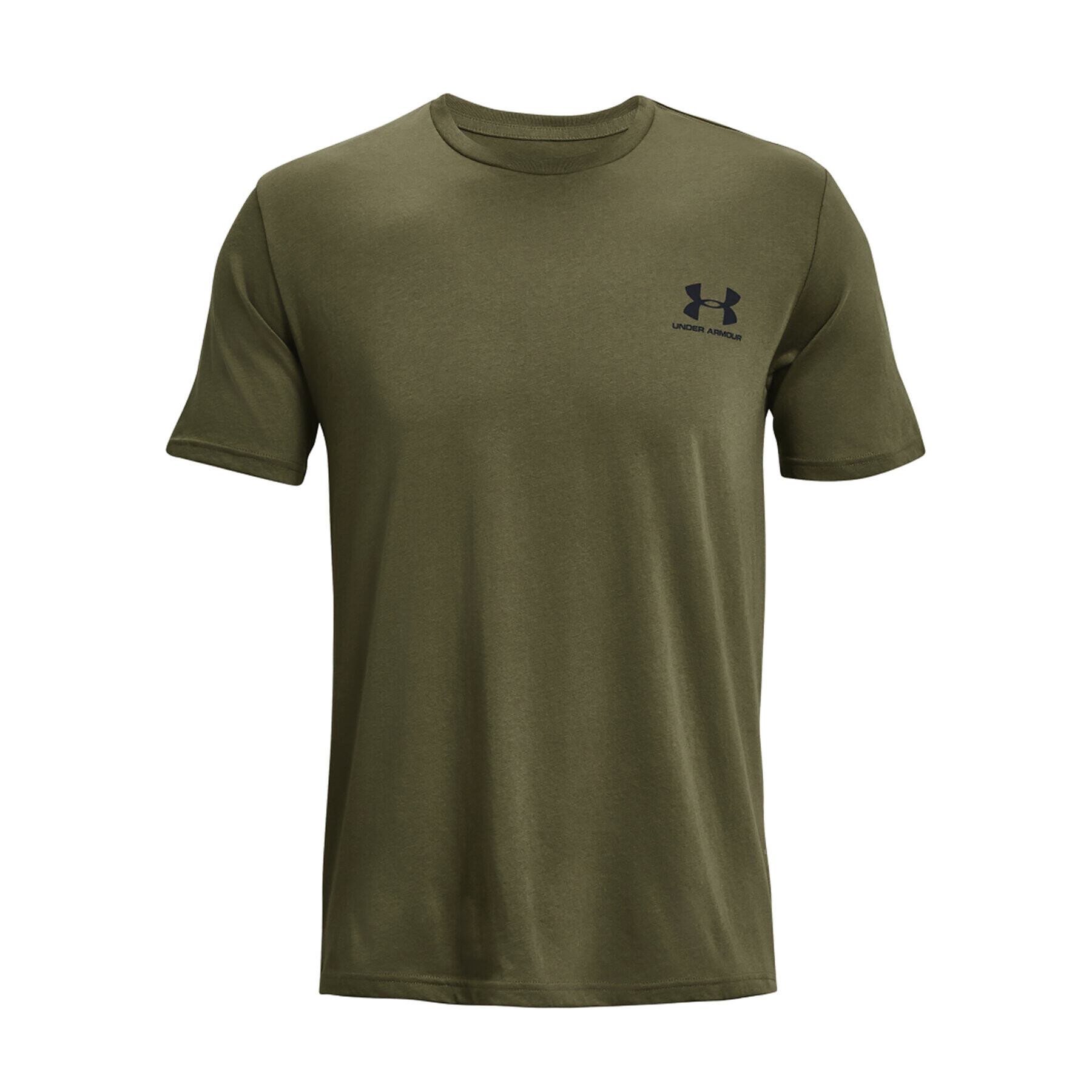 Under Armour Majica UA SPORTSTYLE LC SS 1326799 Khaki Regular Fit - Pepit.si