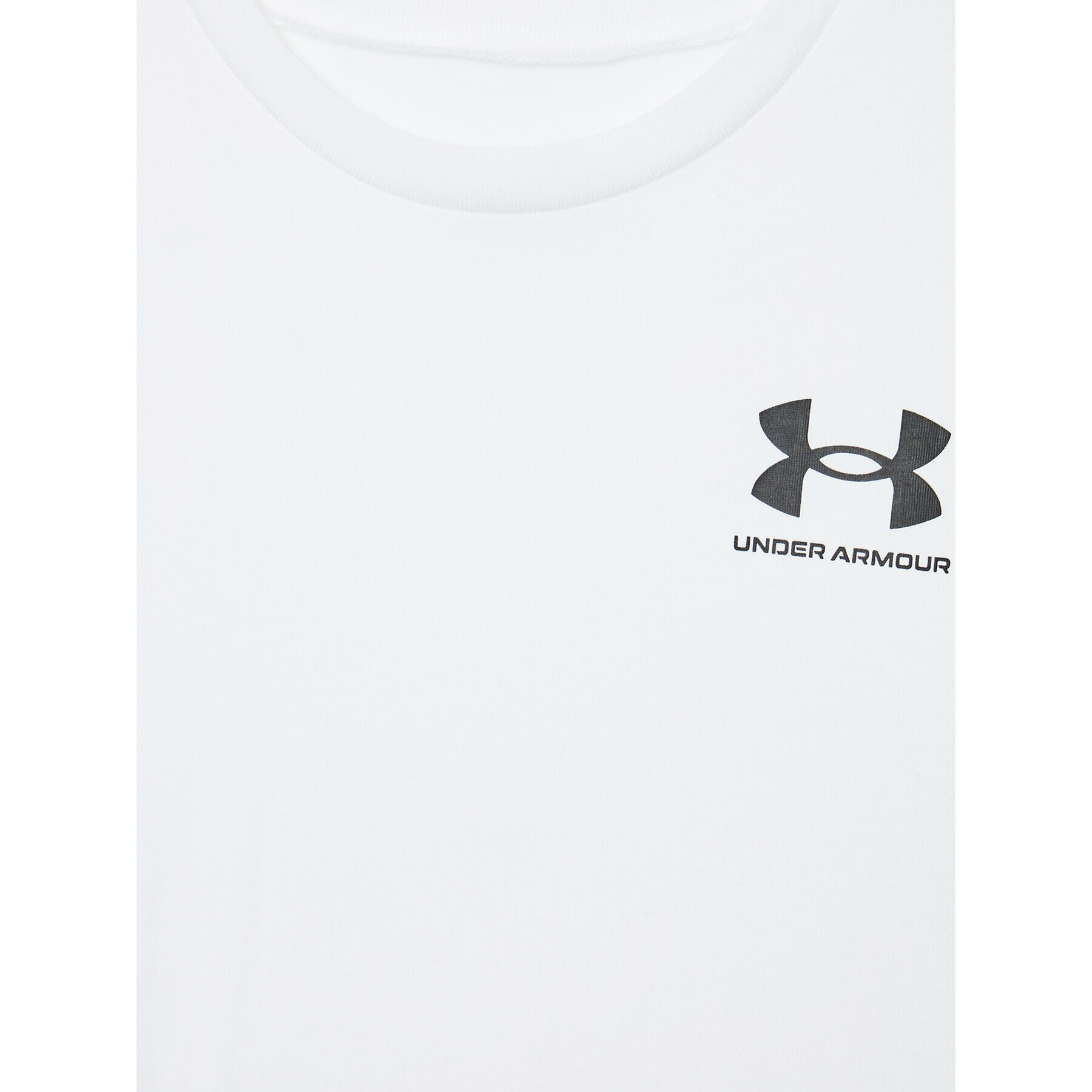 Under Armour Majica Ua Sportstyle Left Chest 1363280 Bela Regular Fit - Pepit.si