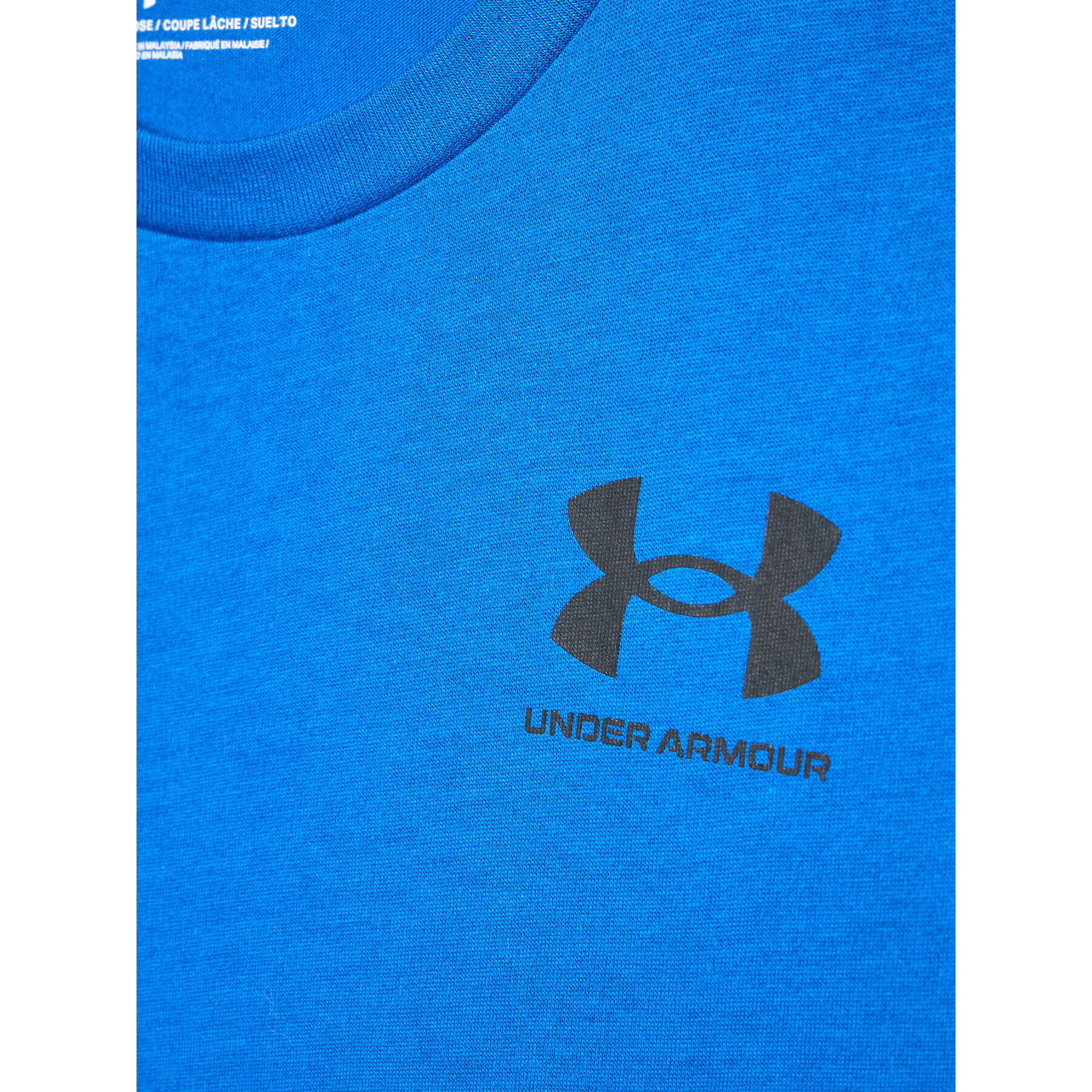 Under Armour Majica Ua Sportstyle Left Chest 1363280 Modra Regular Fit - Pepit.si