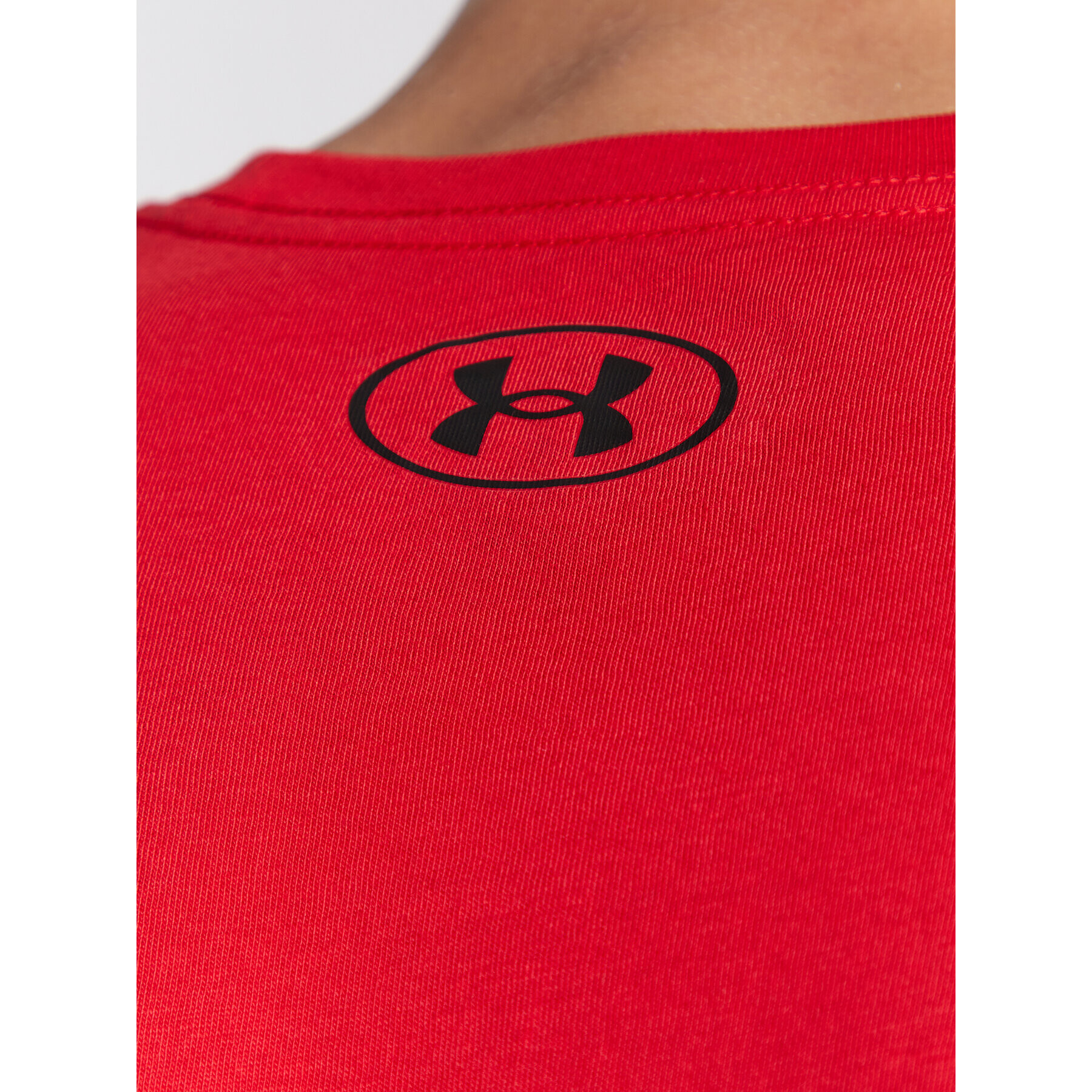 Under Armour Majica Ua Sportstyle Logo 1329590 Rdeča Loose Fit - Pepit.si