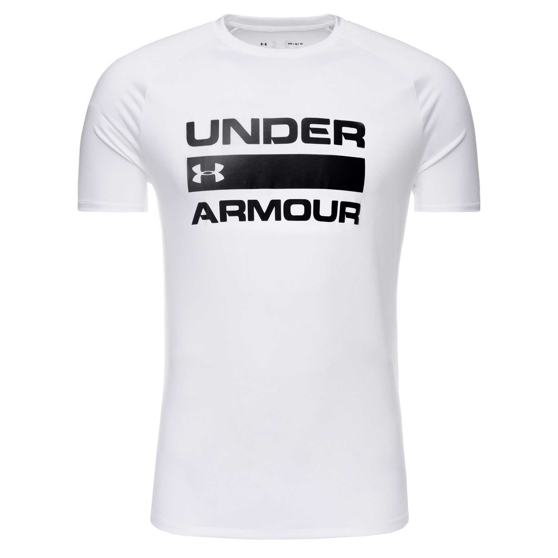 Under Armour Majica Ua Team Issue Wordmark 1329582 Bela Regular Fit - Pepit.si