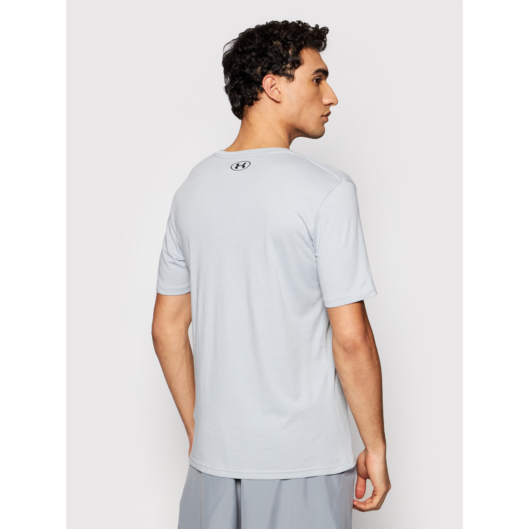 Under Armour Majica Ua Team Issue Wordmark 1329582 Siva Loose Fit - Pepit.si