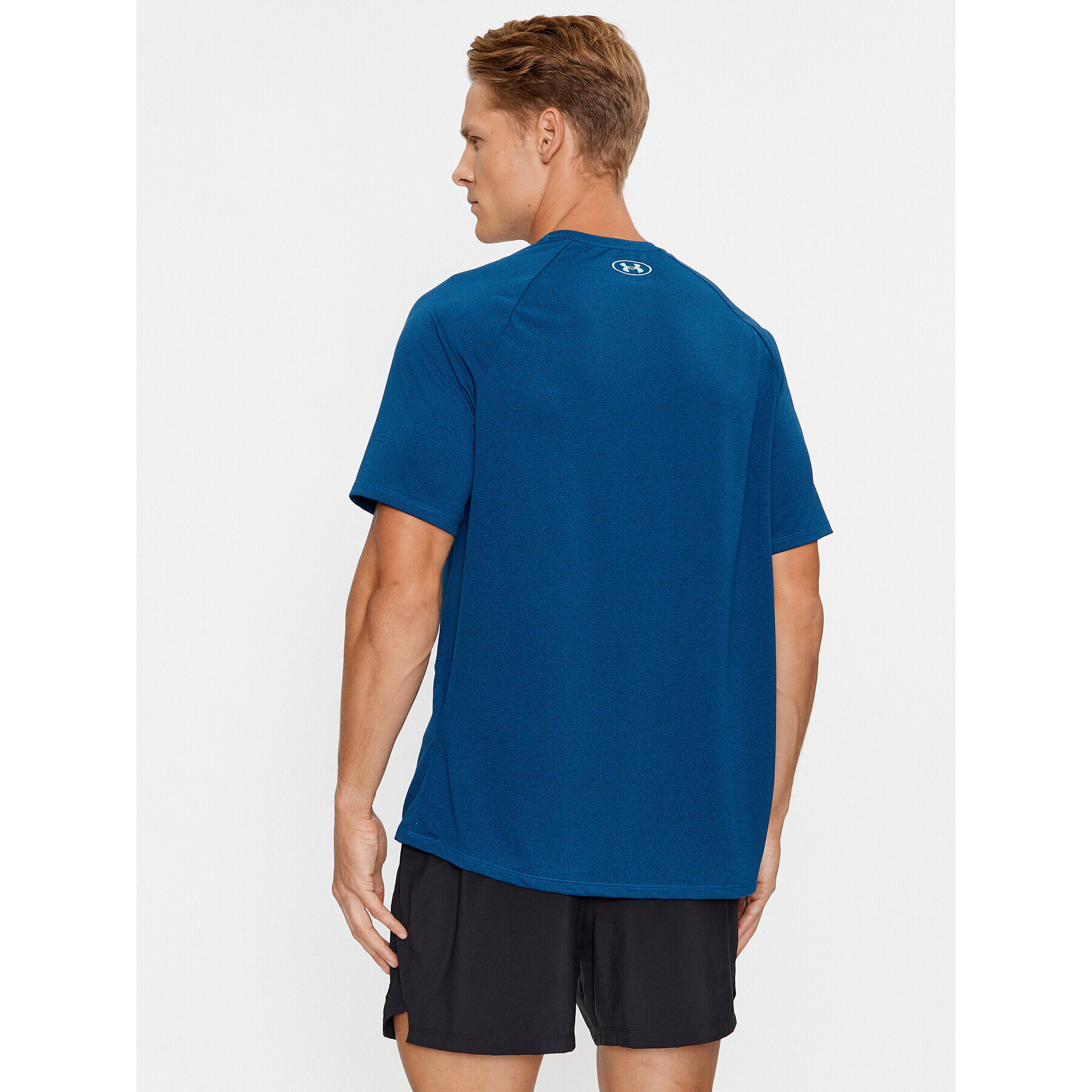 Under Armour Majica Ua Tech 2.0 Ss Tee Novelty 1345317 Modra Loose Fit - Pepit.si