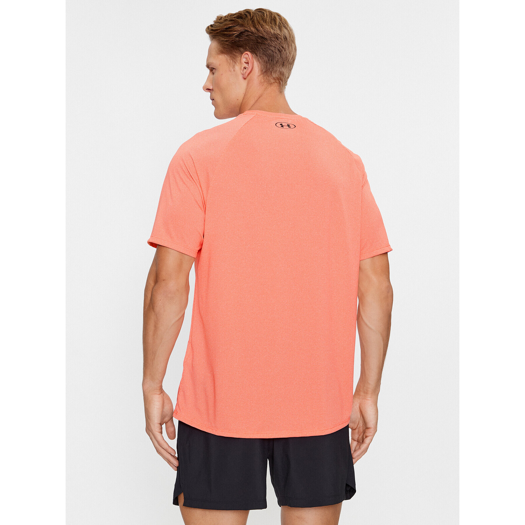 Under Armour Majica Ua Tech 2.0 Ss Tee Novelty 1345317 Rdeča Loose Fit - Pepit.si