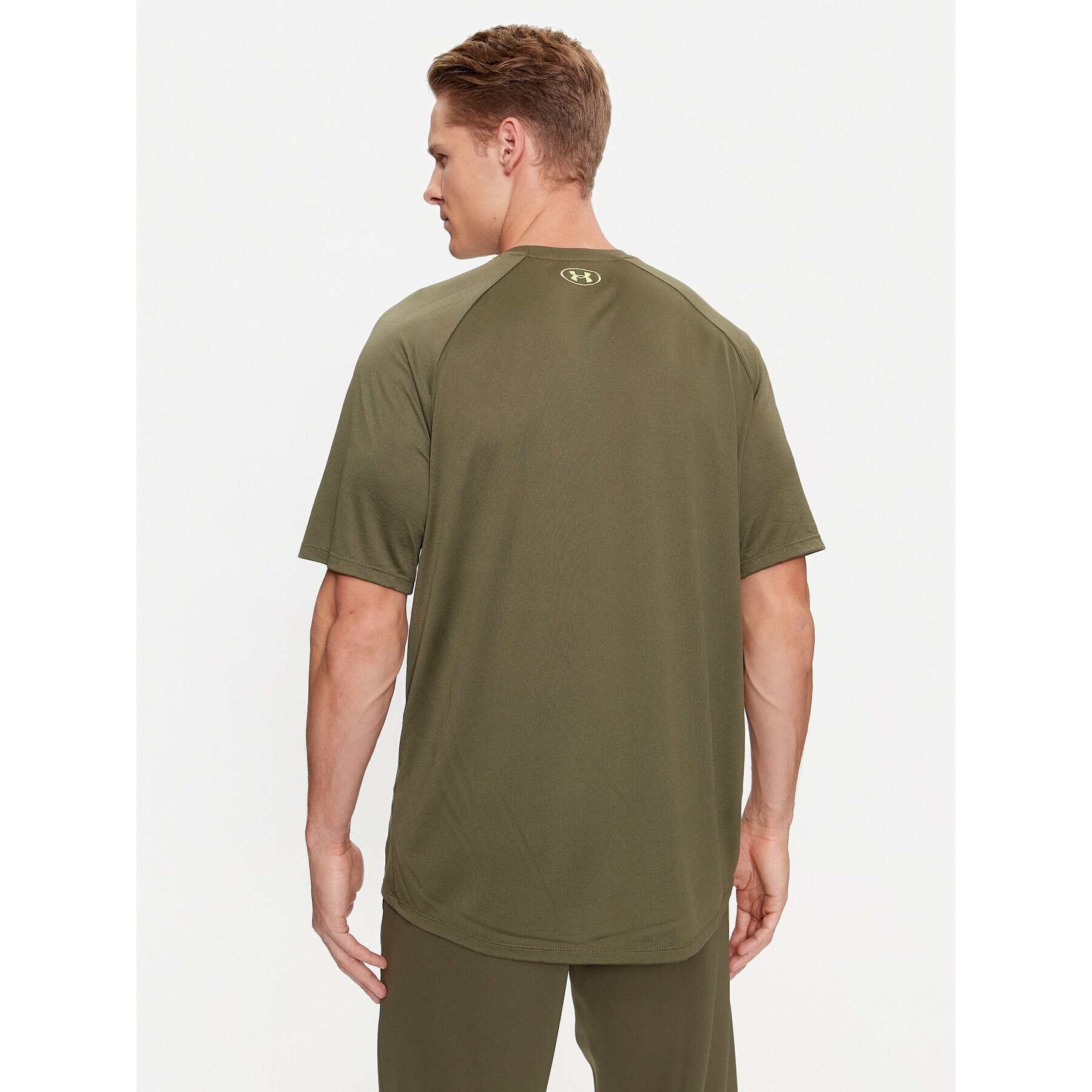 Under Armour Majica Ua Tech Prt Fill Ss 1380785 Khaki Loose Fit - Pepit.si