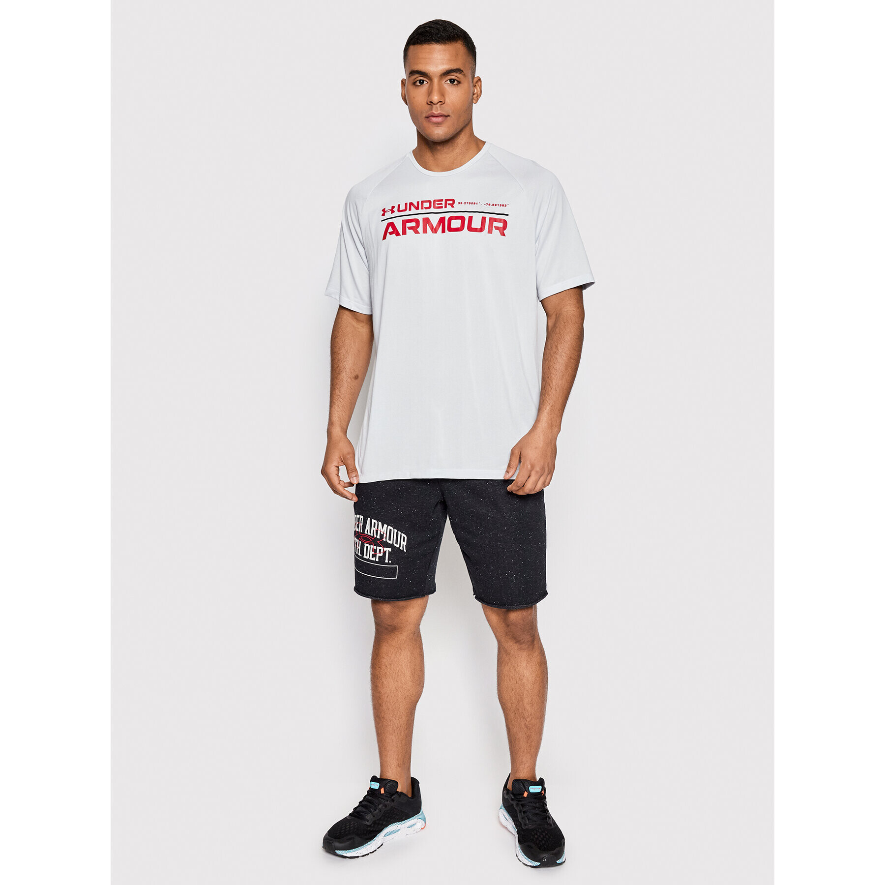 Under Armour Majica Ua Tech™ 1370538 Siva Loose Fit - Pepit.si