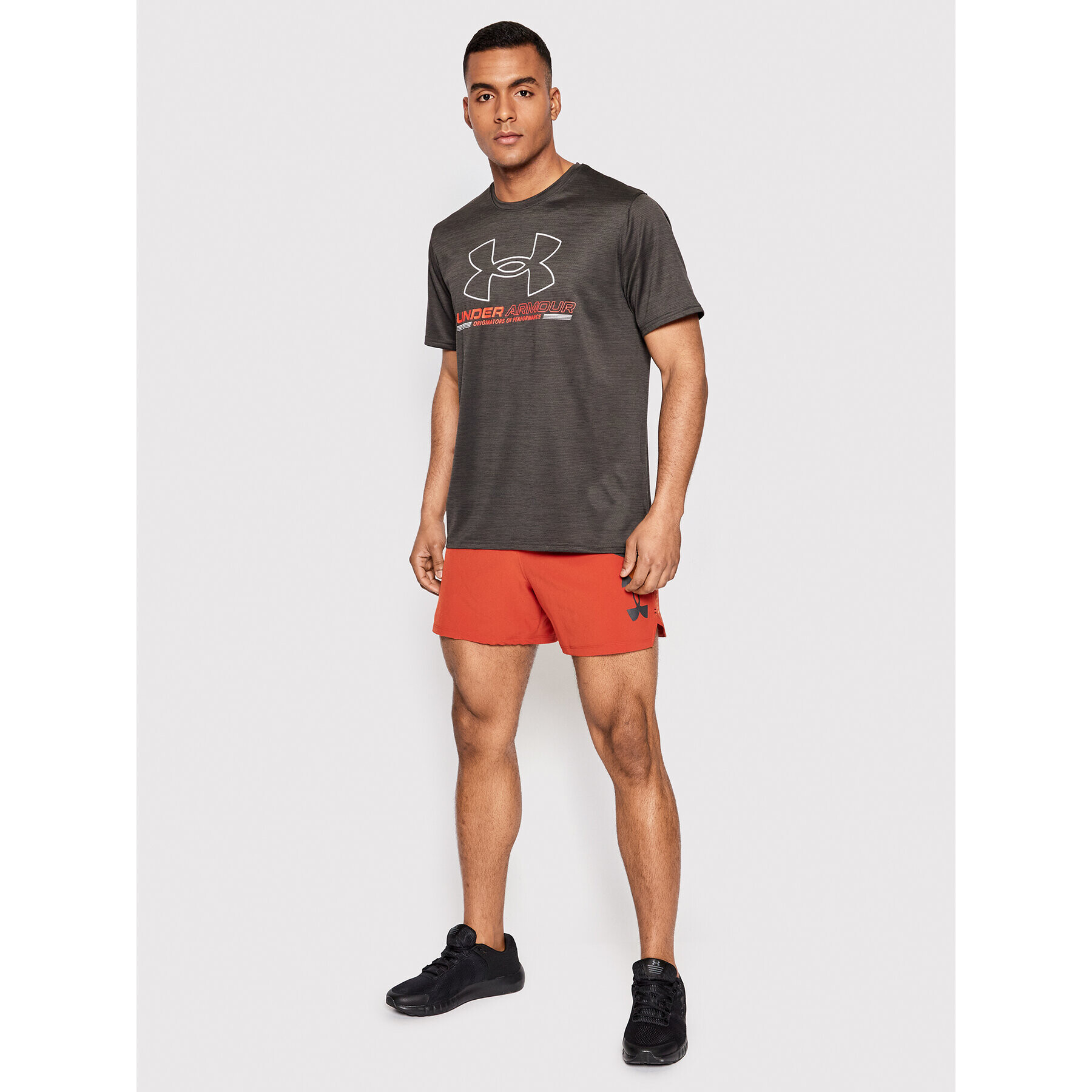 Under Armour Majica Ua Training Vent 1370367 Siva Loose Fit - Pepit.si