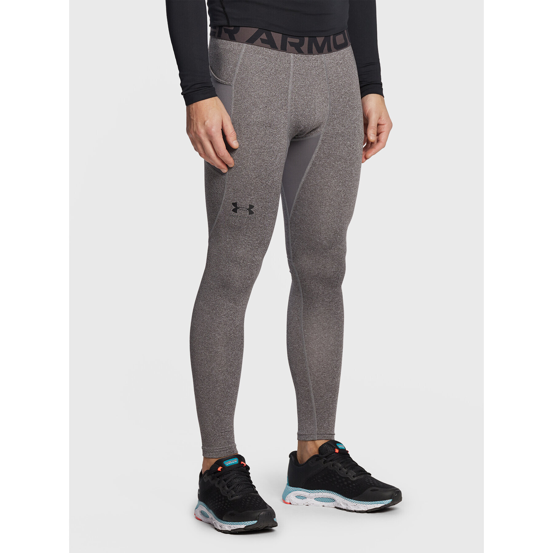 Under Armour Pajkice ColdGear® 1366075 Siva Skinny Fit - Pepit.si