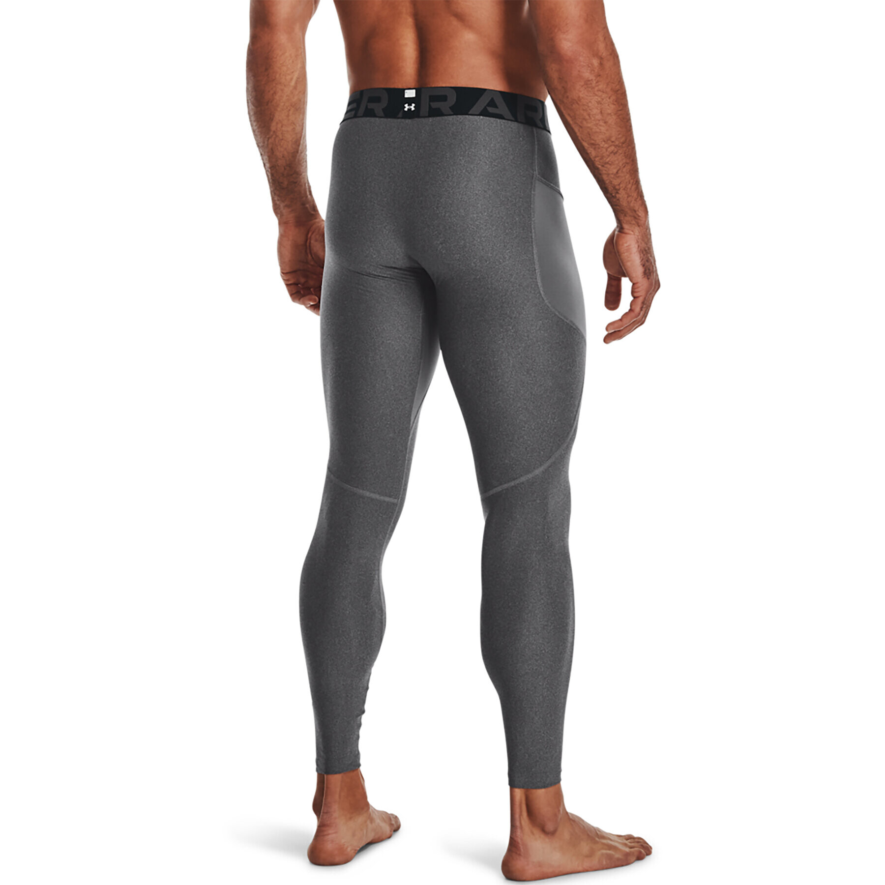 Under Armour Pajkice UA HG Armour Leggings 1361586 Siva Regular Fit - Pepit.si