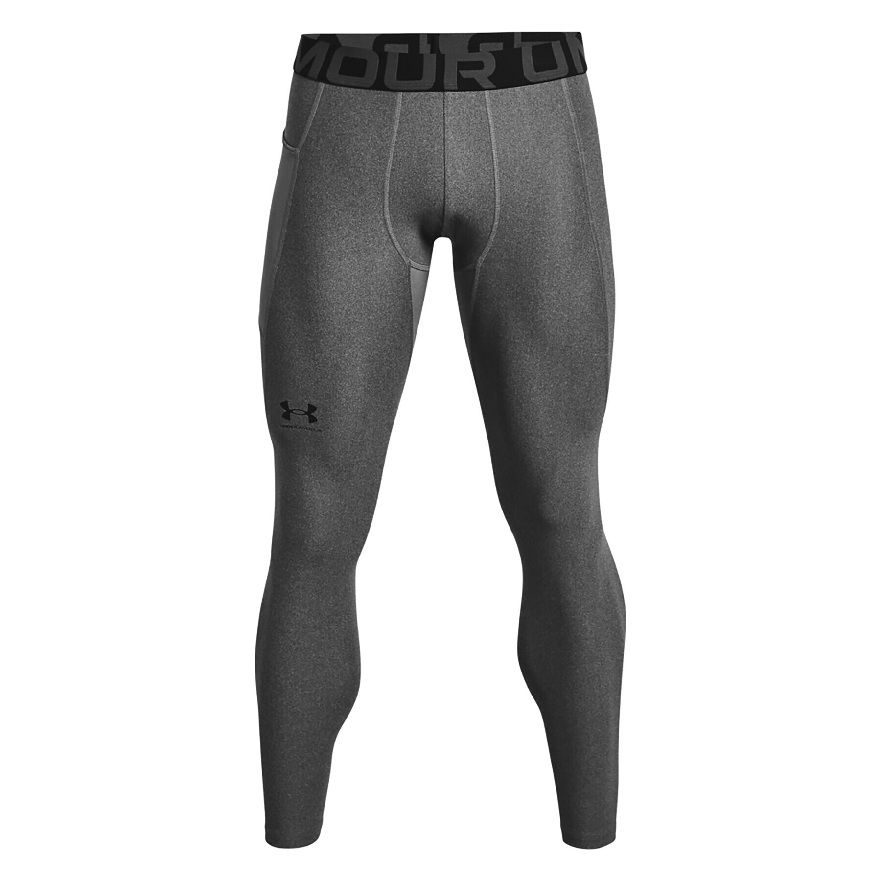 Under Armour Pajkice UA HG Armour Leggings 1361586 Siva Regular Fit - Pepit.si