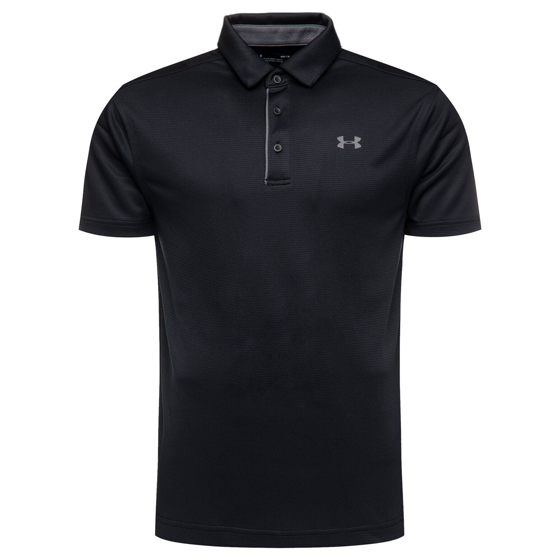 Under Armour Polo majica UA Tech 1290140 Črna Loose Fit - Pepit.si