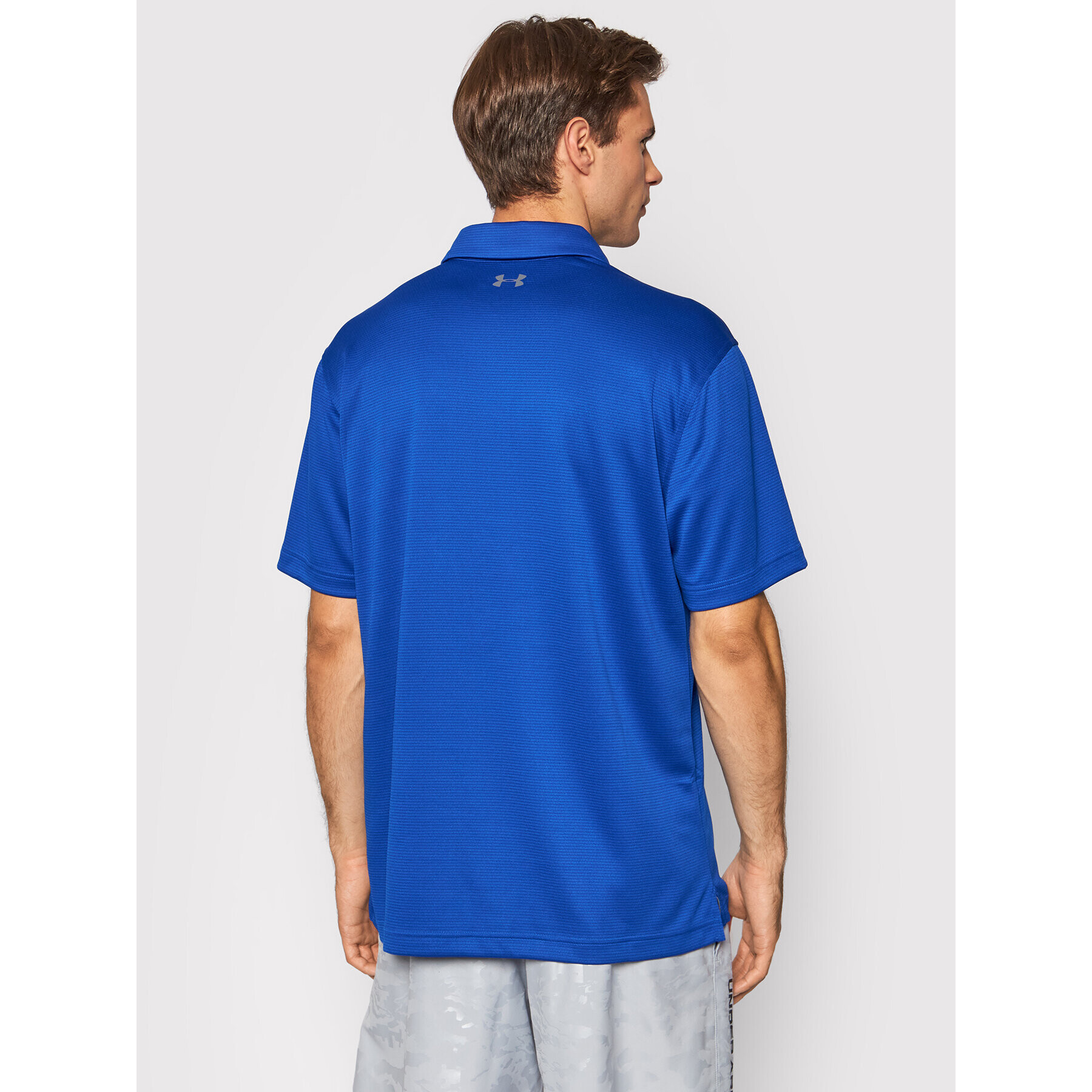 Under Armour Polo majica Ua Tech 1290140 Modra Loose Fit - Pepit.si