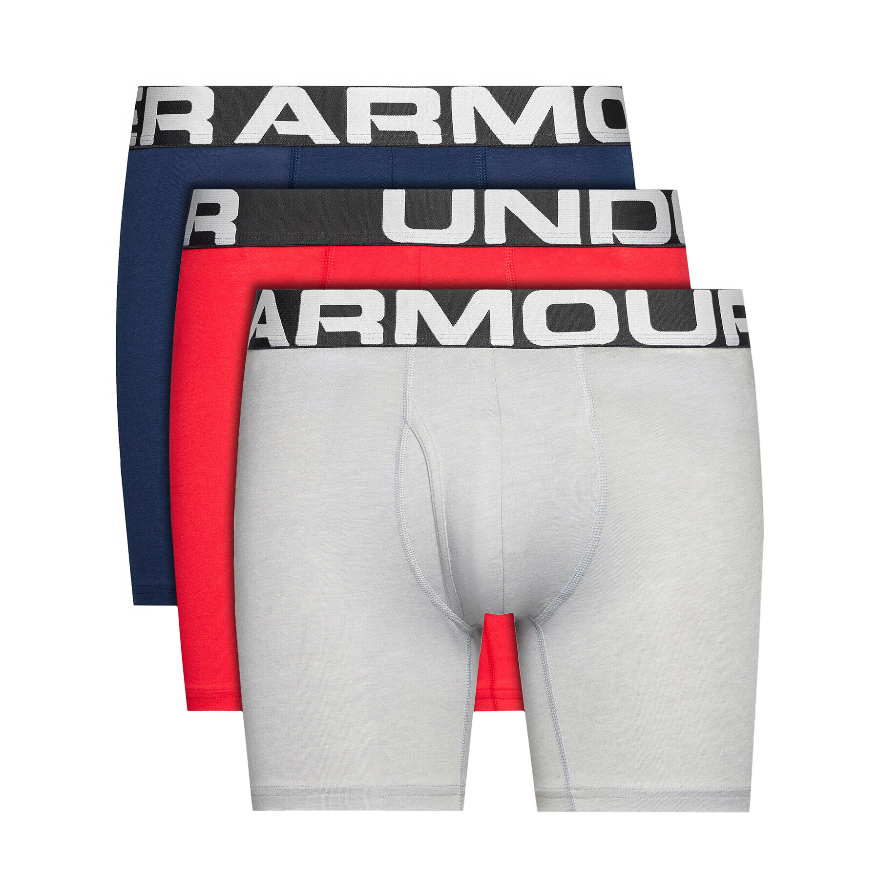 Under Armour Set 3 parov boksaric Ua Charged Cotton Boxerjock 1327426 Pisana - Pepit.si