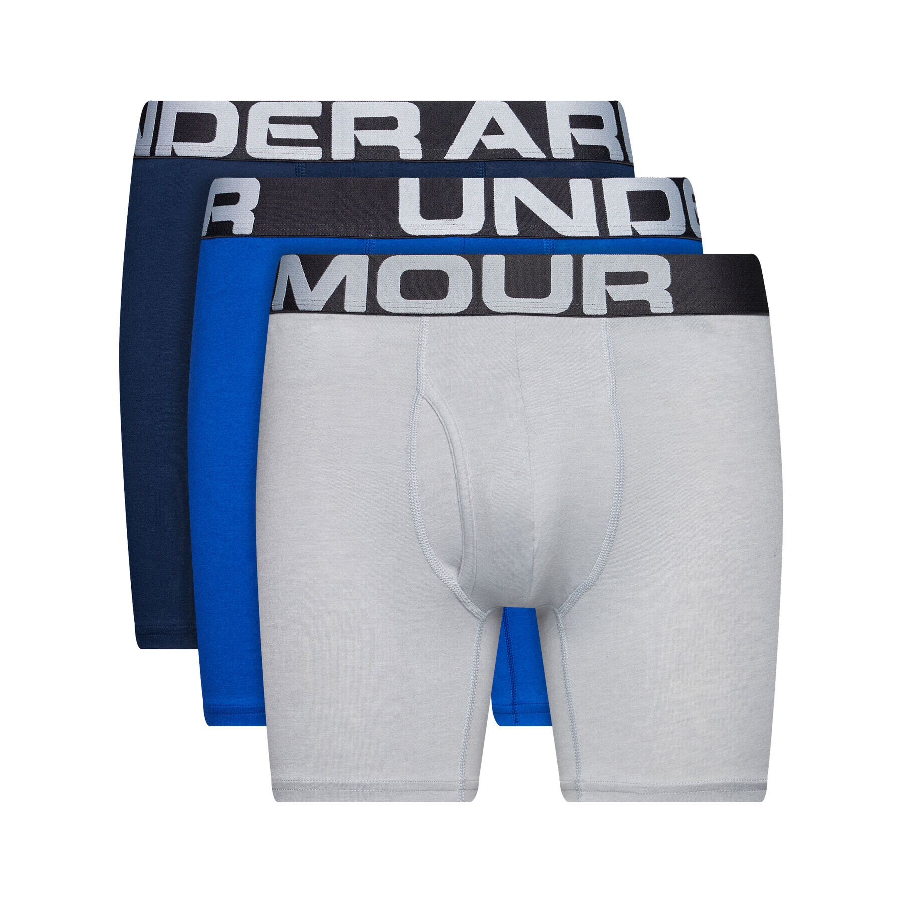 Under Armour Set 3 parov boksaric Ua Charged Cotton Boxerjock 1327426 Pisana - Pepit.si