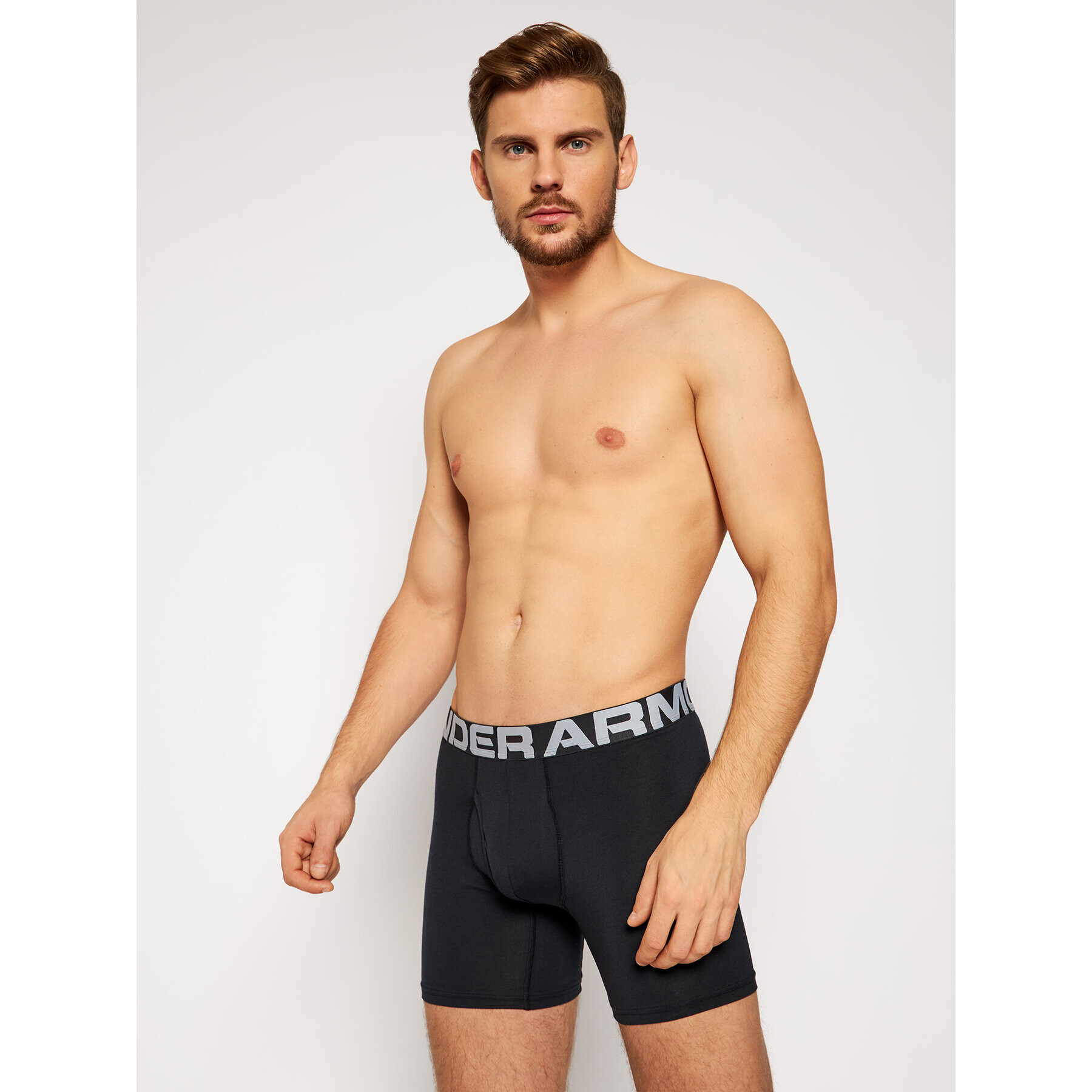 Under Armour Set 3 parov boksaric Ua Charged Cotton Boxerjock 1363617 Črna - Pepit.si