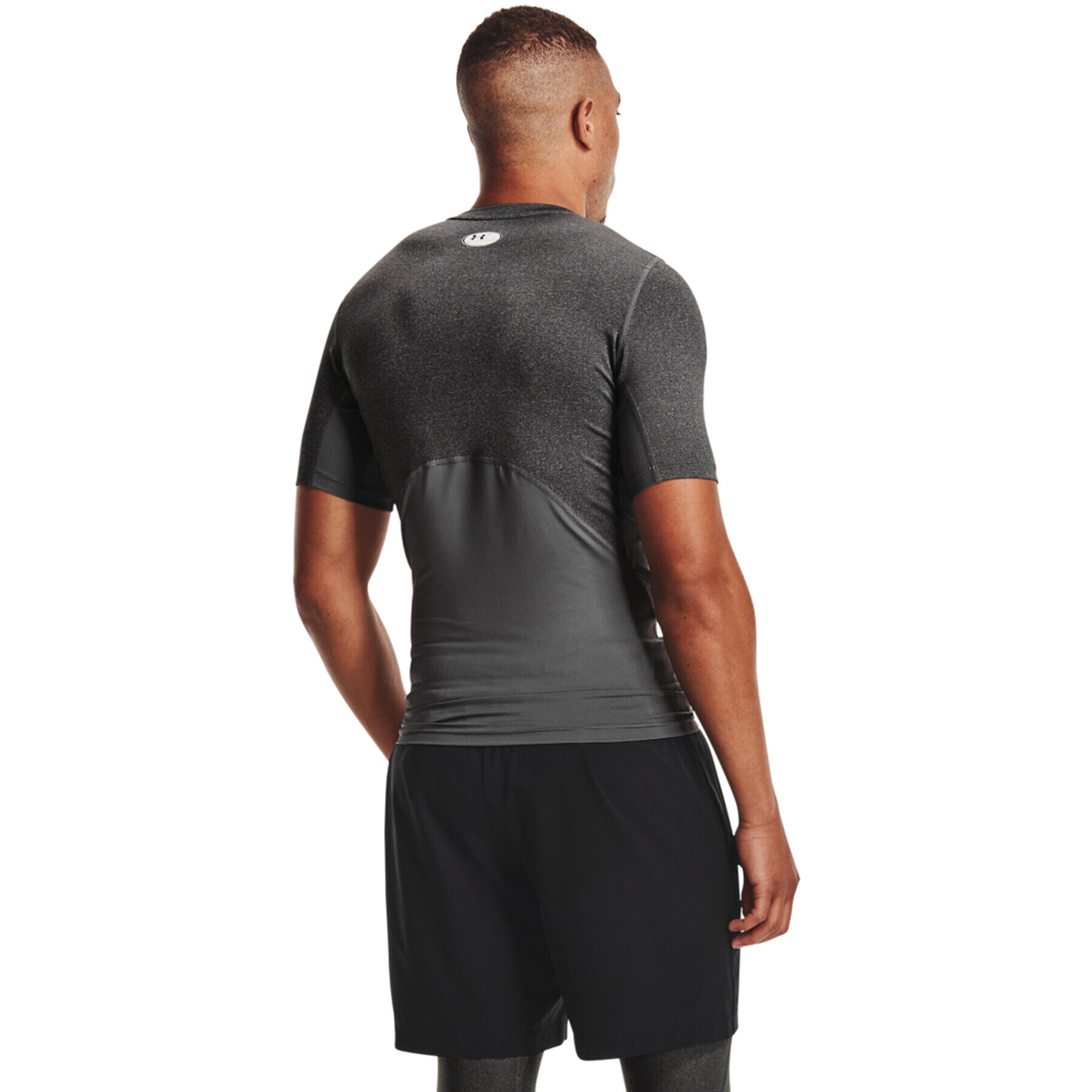 Under Armour Športna majica HeatGear® 1361518 Siva Slim Fit - Pepit.si