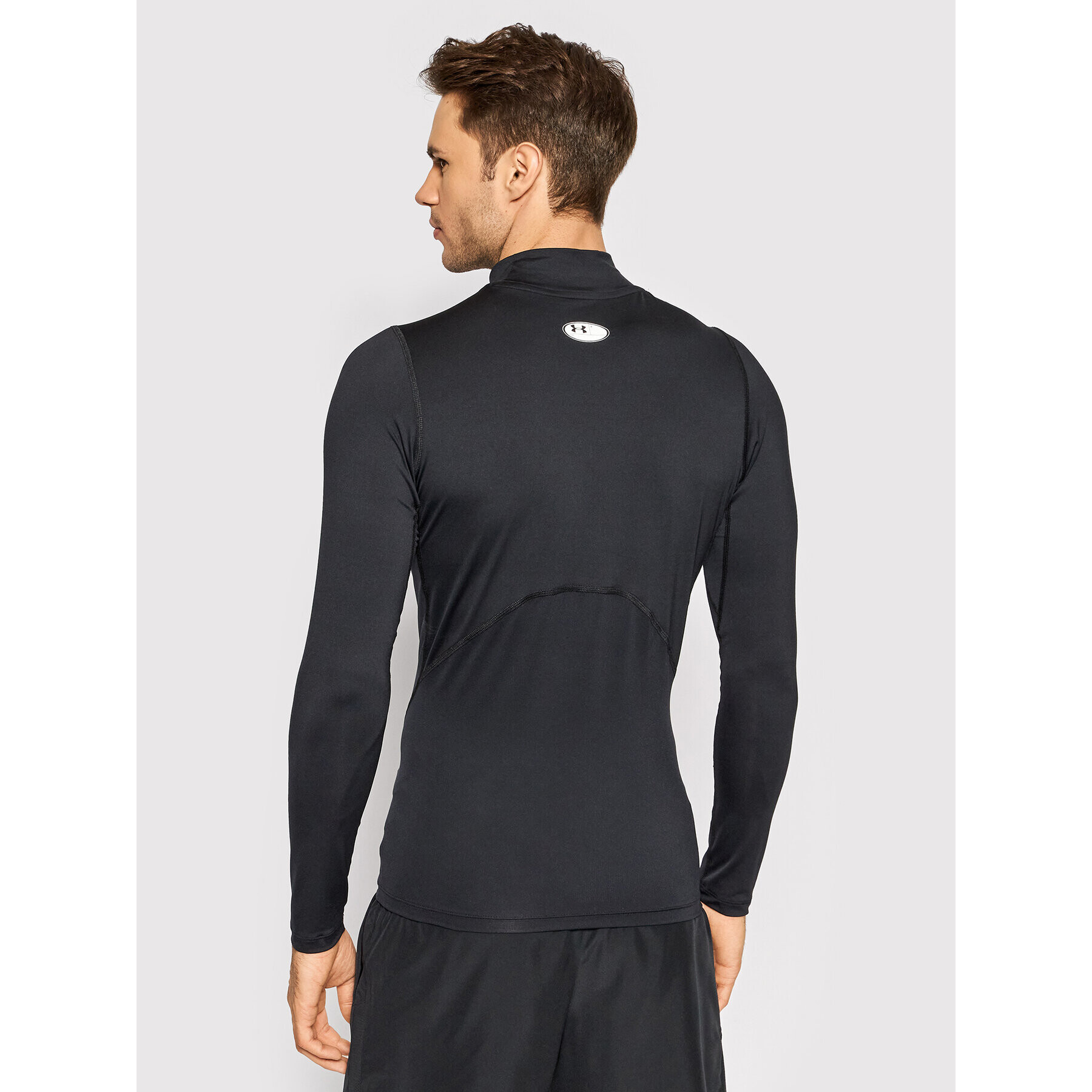 Under Armour Športna majica HeatGear® Mock 1369606 Črna Skinny Fit - Pepit.si