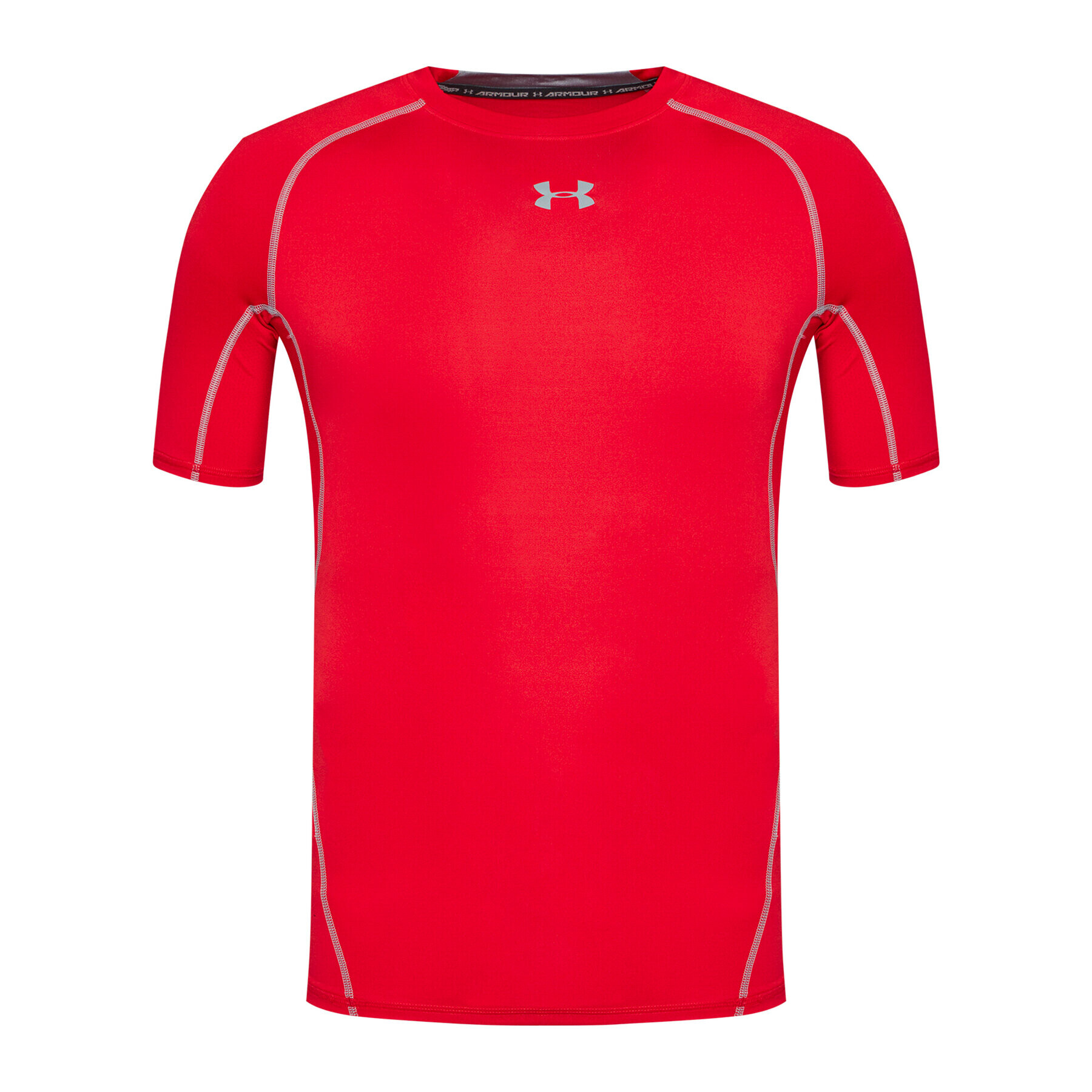 Under Armour Športna majica Sleeve Compression 1257468 Rdeča Slim Fit - Pepit.si