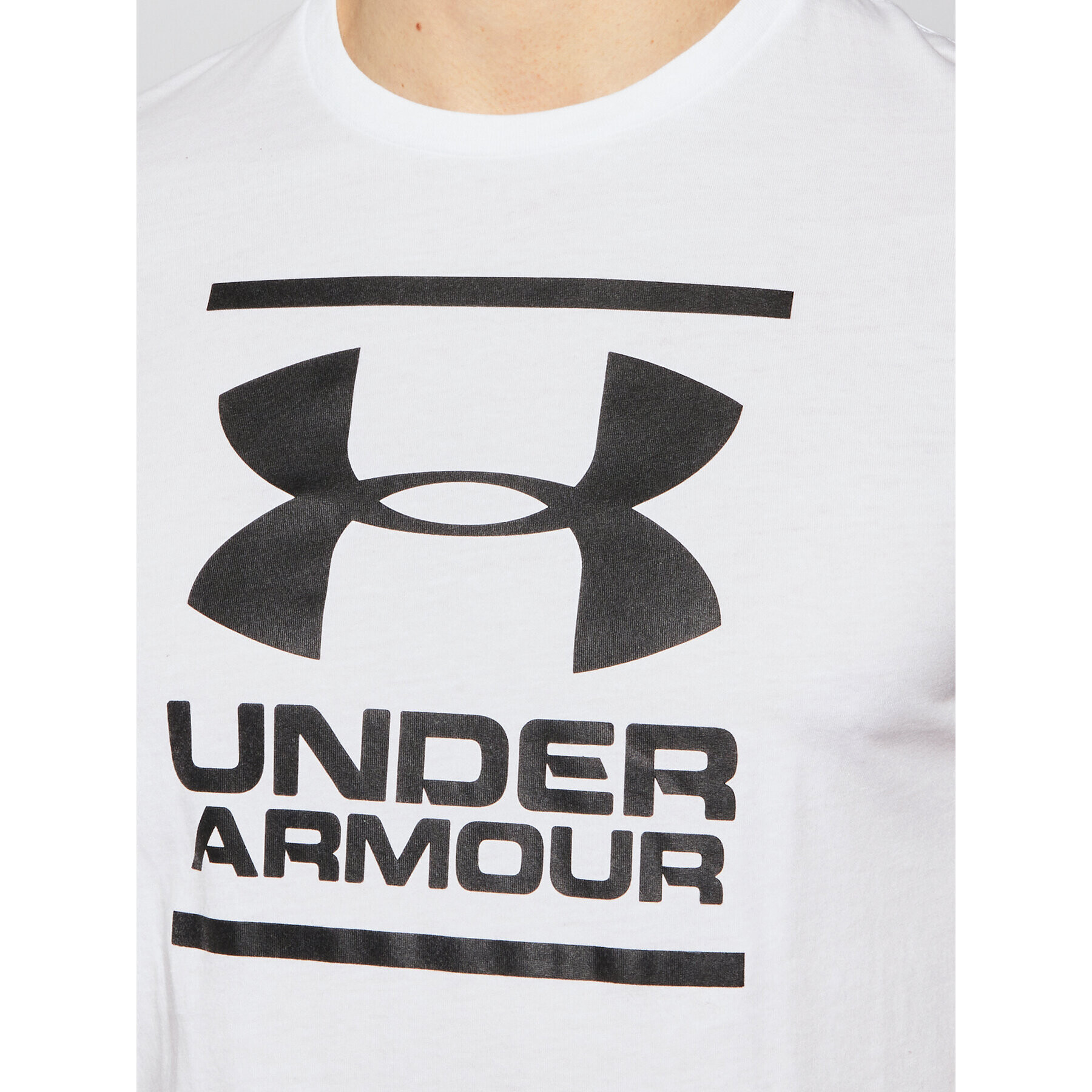 Under Armour Športna majica Ua Gl Foundation 1326849 Bela Loose Fit - Pepit.si