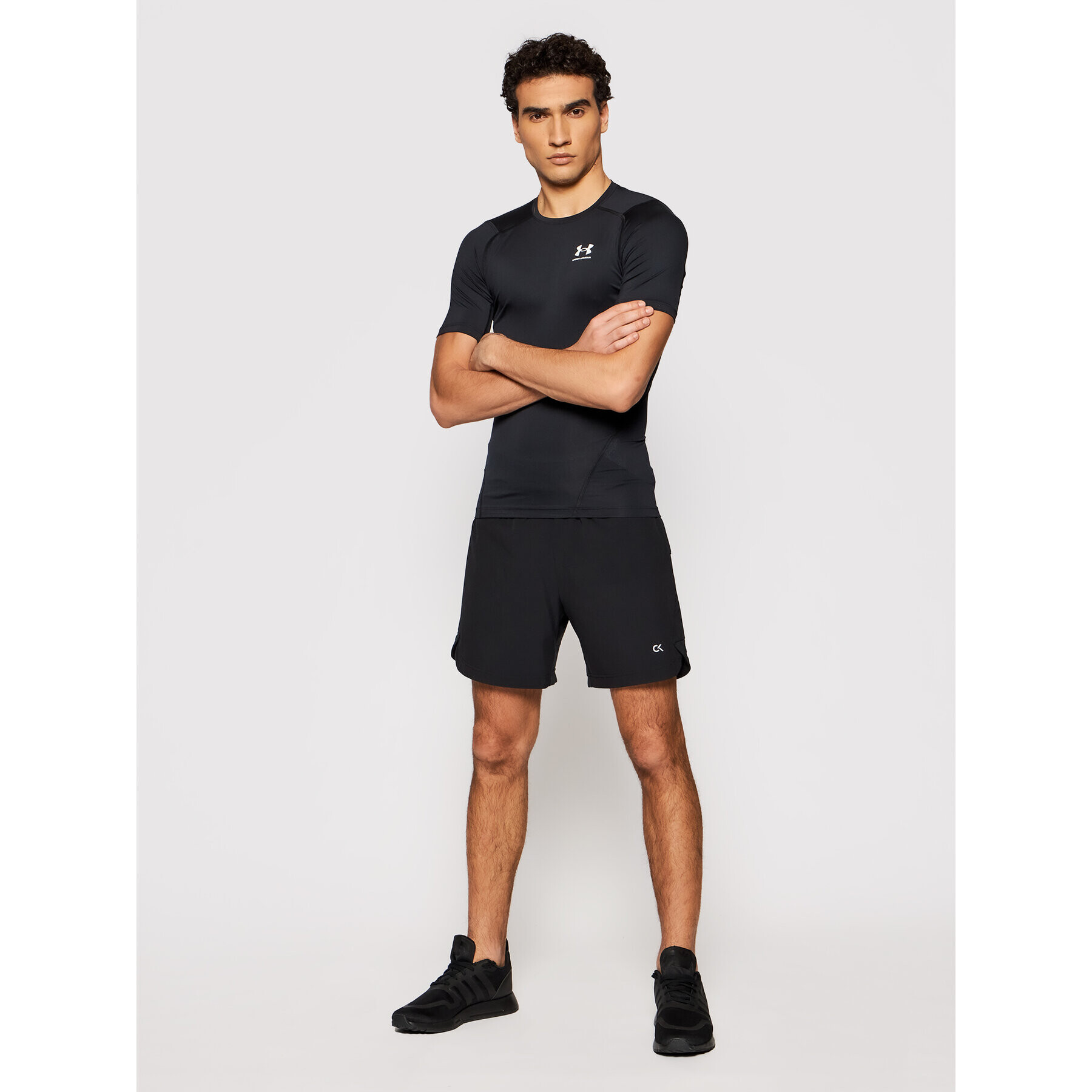 Under Armour Športna majica Ua HeatGear 1361518 Črna Slim Fit - Pepit.si