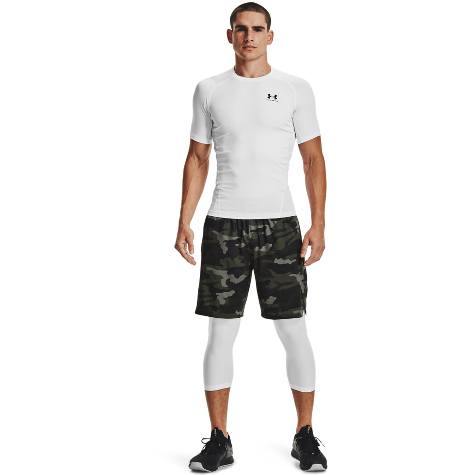 Under Armour Športna majica Ua HeatGear® Armour 1361518 Bela Compression Fit - Pepit.si