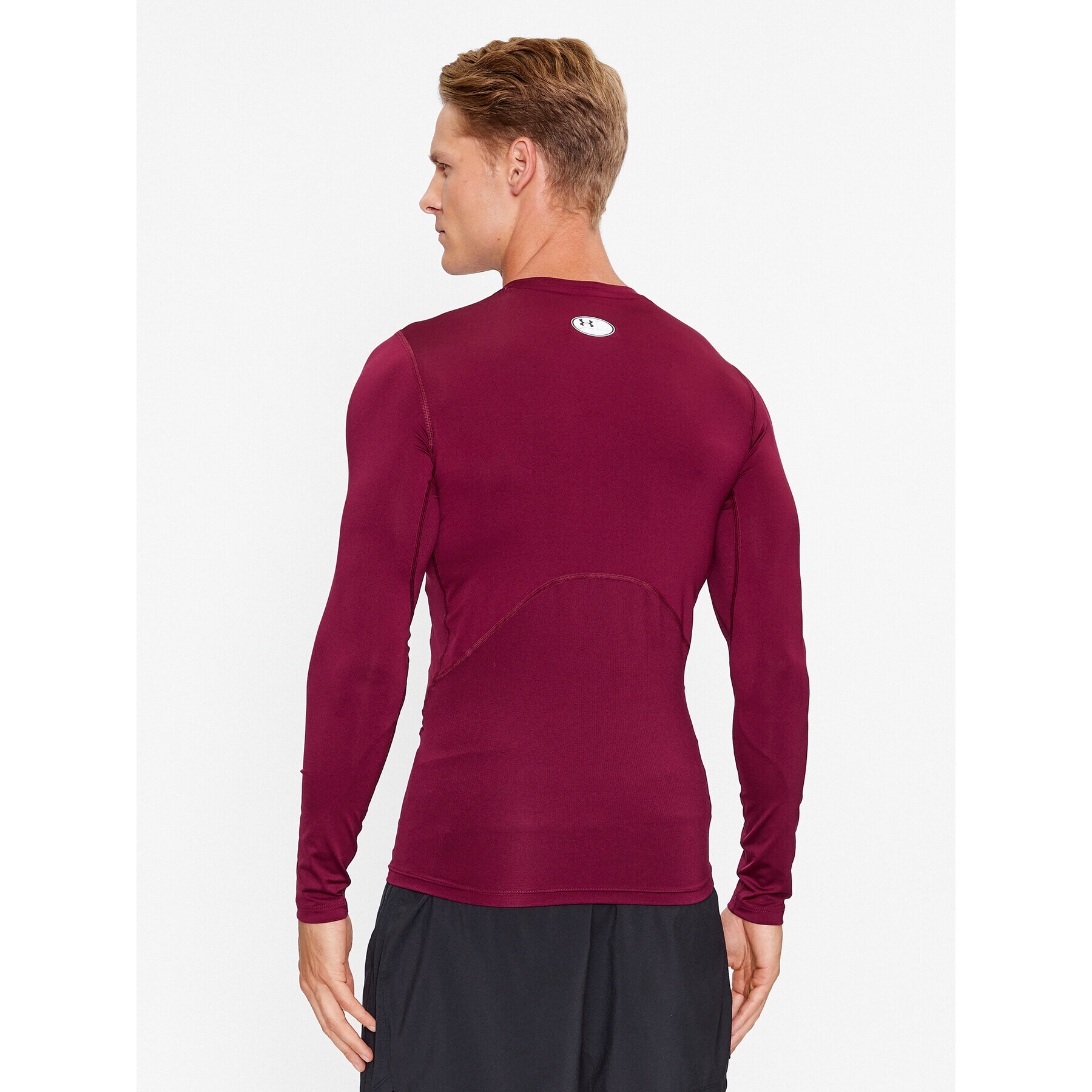 Under Armour Športna majica Ua Hg Armour Comp Ls 1361524 Bordo rdeča Compression Fit - Pepit.si