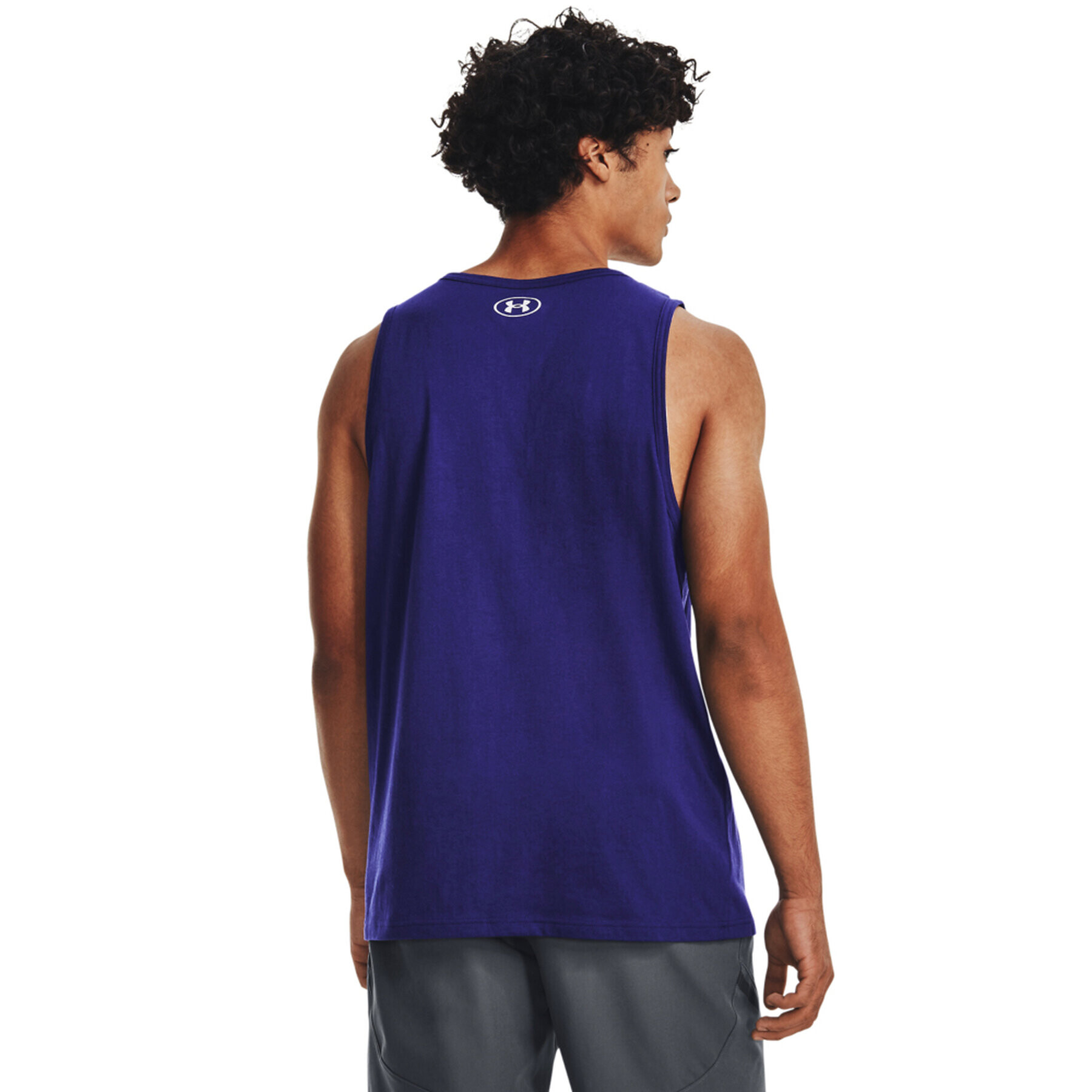 Under Armour Športna majica UA SPORTSTYLE LOGO TANK 1329589 Mornarsko modra Regular Fit - Pepit.si