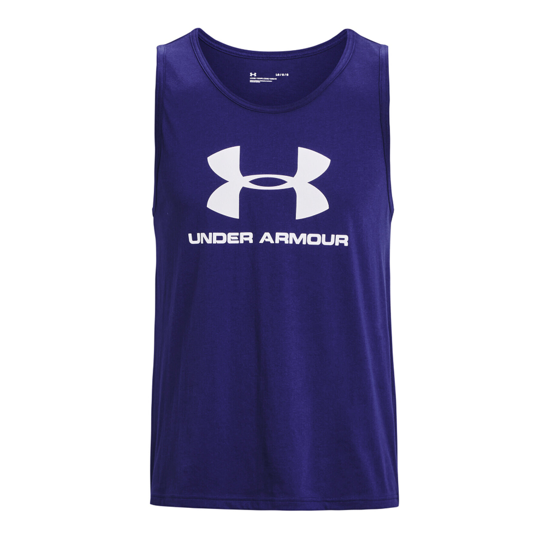 Under Armour Športna majica UA SPORTSTYLE LOGO TANK 1329589 Mornarsko modra Regular Fit - Pepit.si