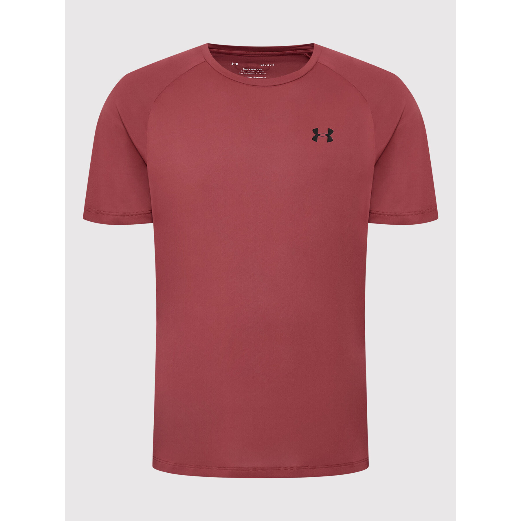 Under Armour Športna majica Ua Tech 2.0 1326413 Bordo rdeča Loose Fit - Pepit.si