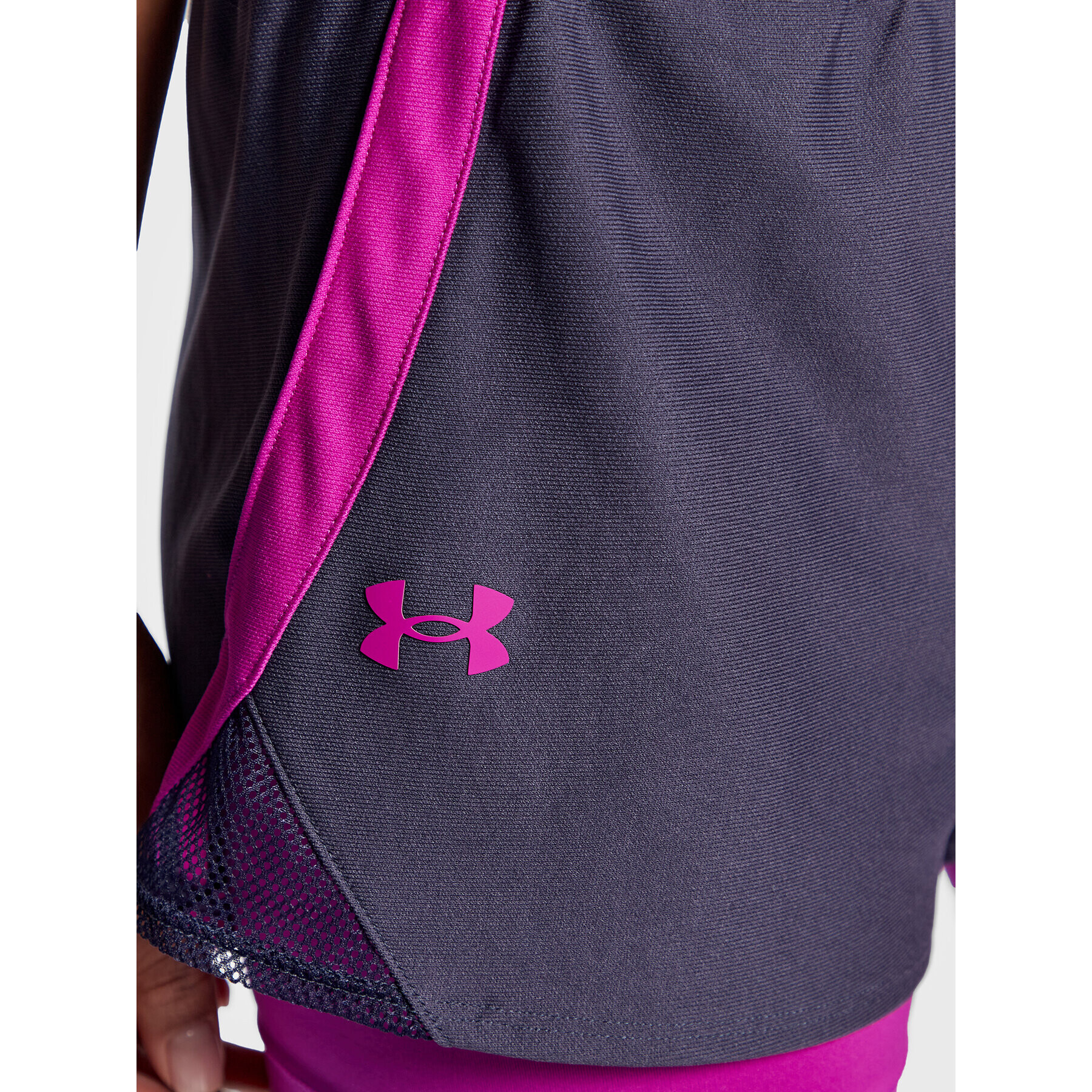 Under Armour Športne kratke hlače Ua Play Up 2-in-1 1351981 Vijolična Loose Fit - Pepit.si