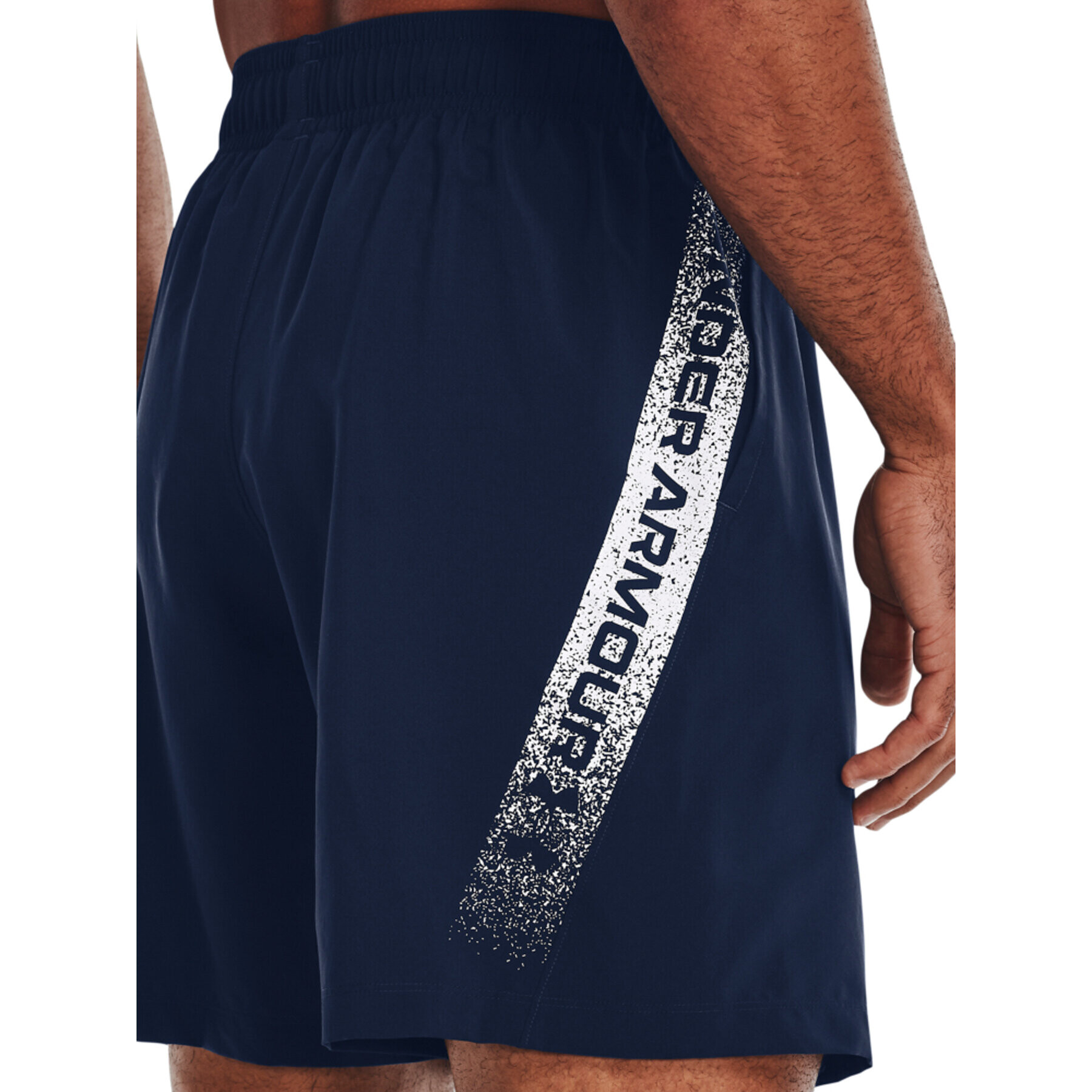 Under Armour Športne kratke hlače UA Woven Graphic Shorts 1370388 Mornarsko modra Regular Fit - Pepit.si