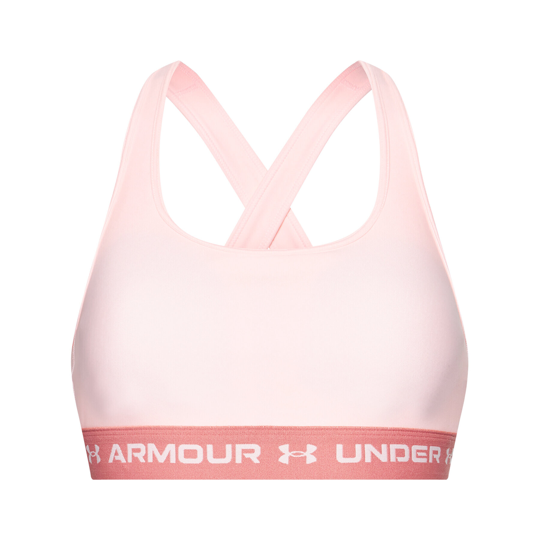 Under Armour Špotni nedrček Crossback 1361034 Roza - Pepit.si