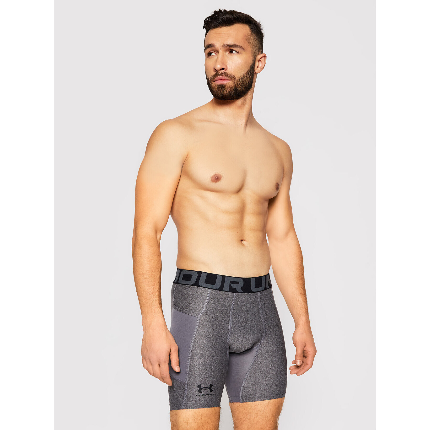 Under Armour Termo aktivno perilo spodnje HeatGear® Compression 1361596 Siva Slim Fit - Pepit.si