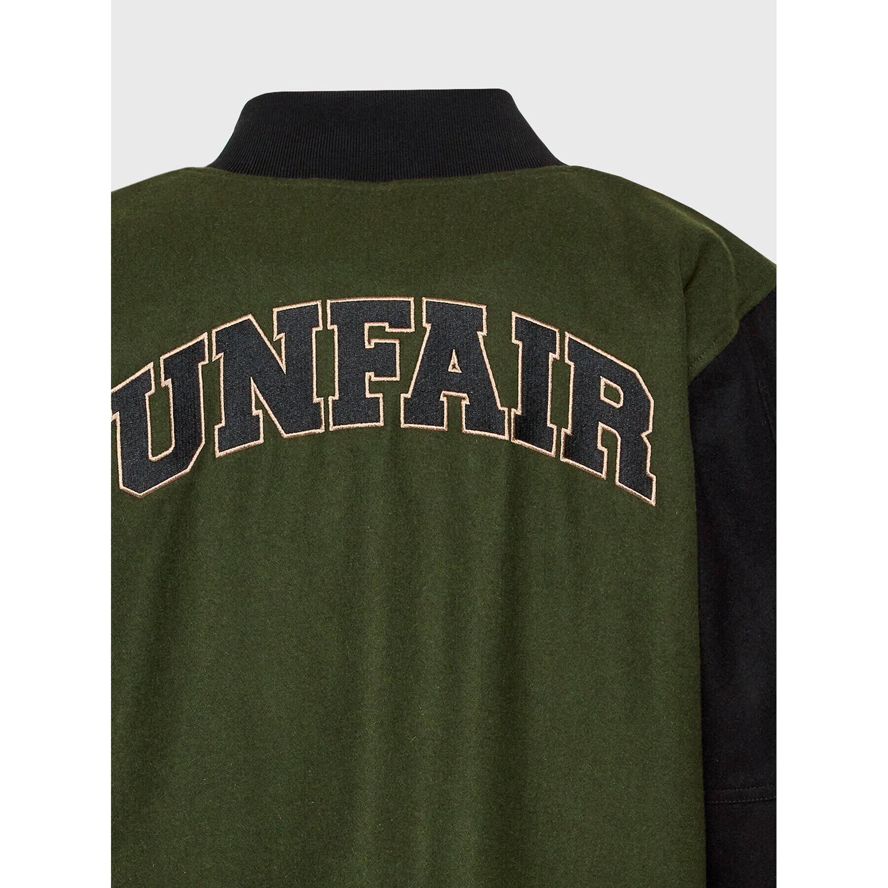 Unfair Athletics Bomber jakna Two Side Collage UNFR23-041 Zelena Comfortable Fit - Pepit.si