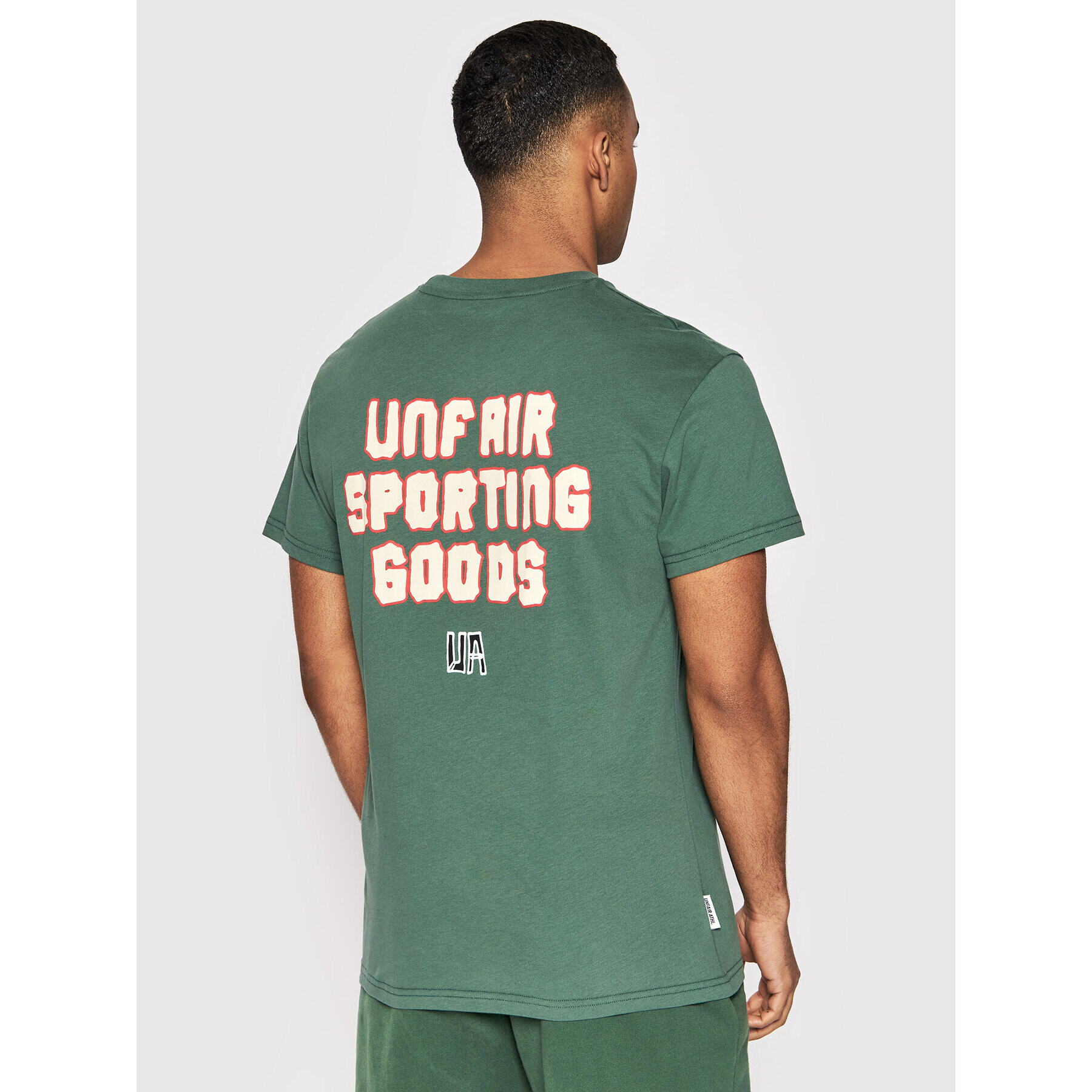 Unfair Athletics Majica UNFR22-024 Zelena Regular Fit - Pepit.si