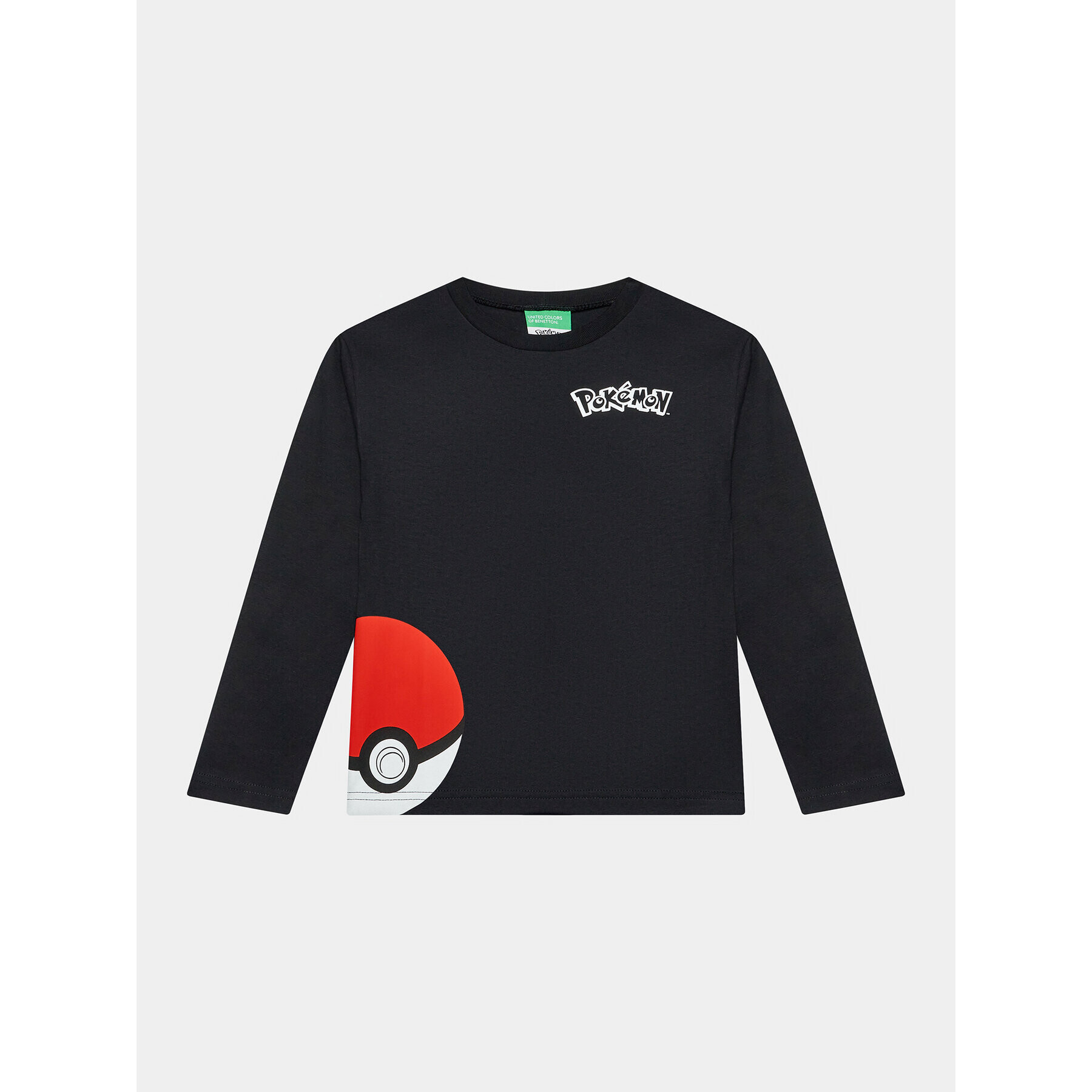 United Colors Of Benetton Bluza POKEMON 3VR5C10GT Črna Regular Fit - Pepit.si