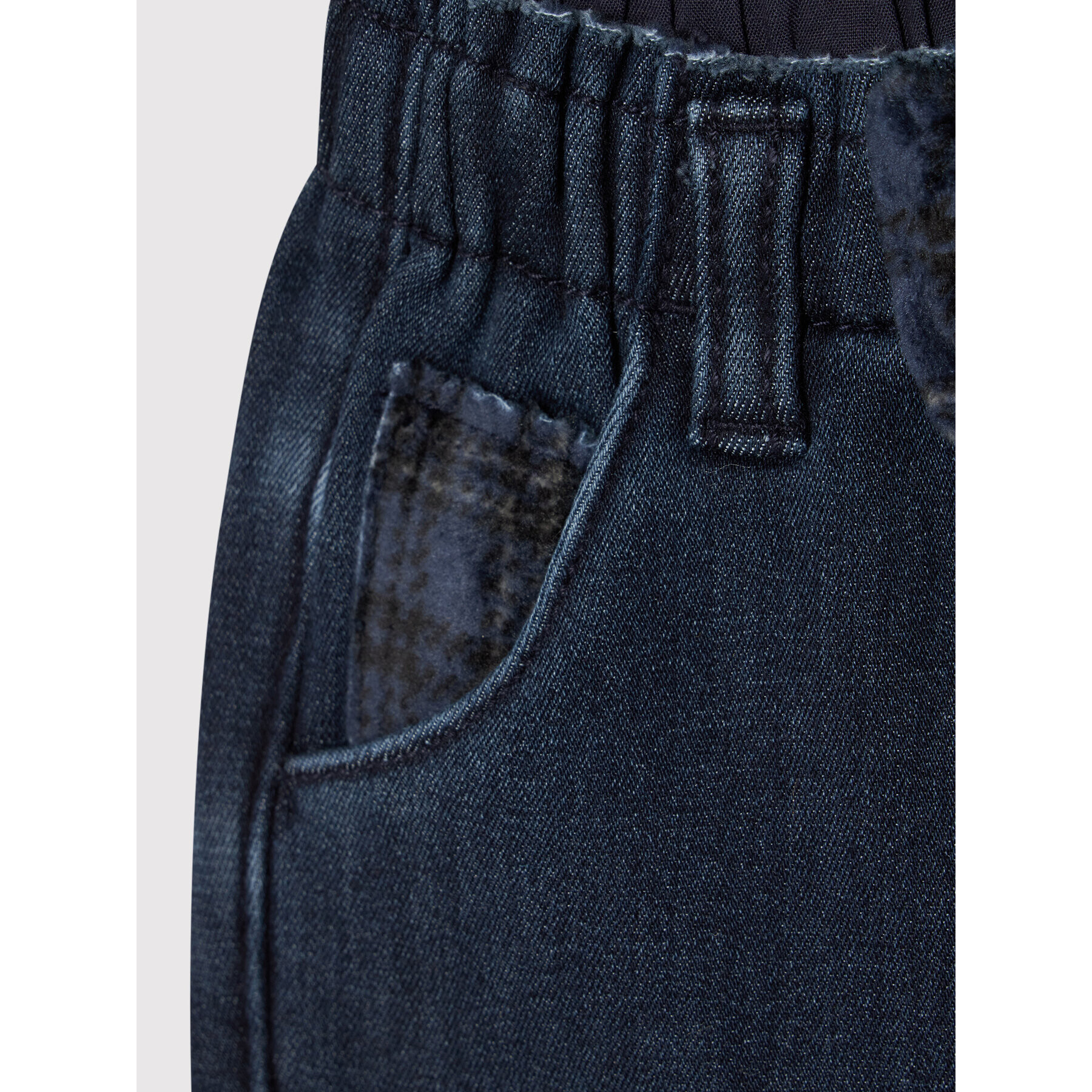 United Colors Of Benetton Jeans hlače 48JS55G20 Mornarsko modra Loose Fit - Pepit.si