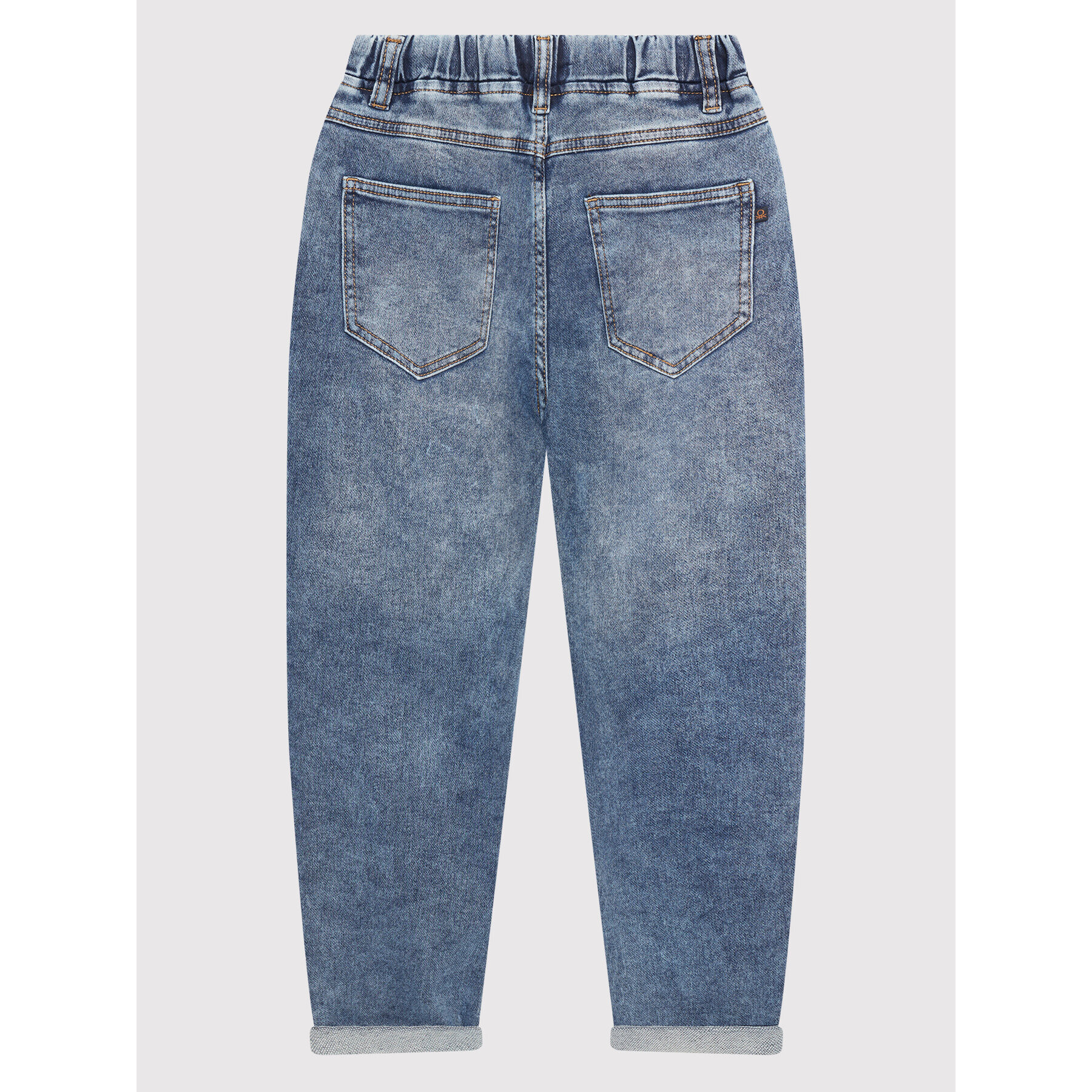 United Colors Of Benetton Jeans hlače 49BP57PK0 Modra Relaxed Fit - Pepit.si