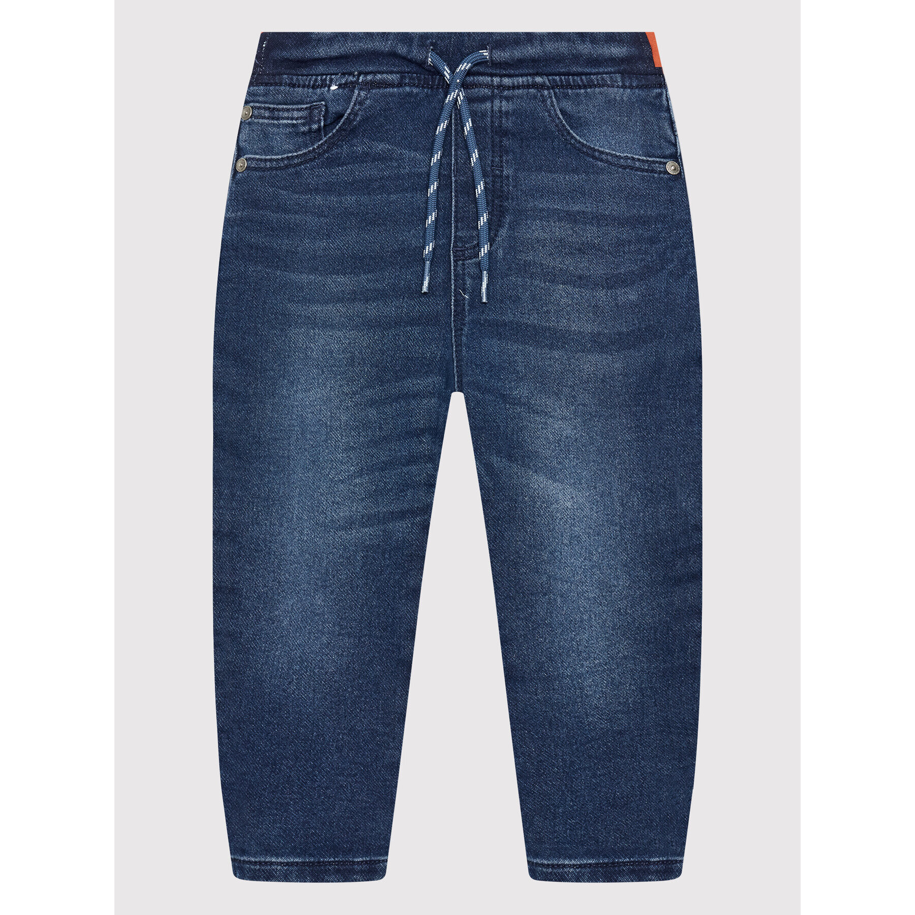 United Colors Of Benetton Jeans hlače 49BPGE008 Mornarsko modra Carrot Fit - Pepit.si