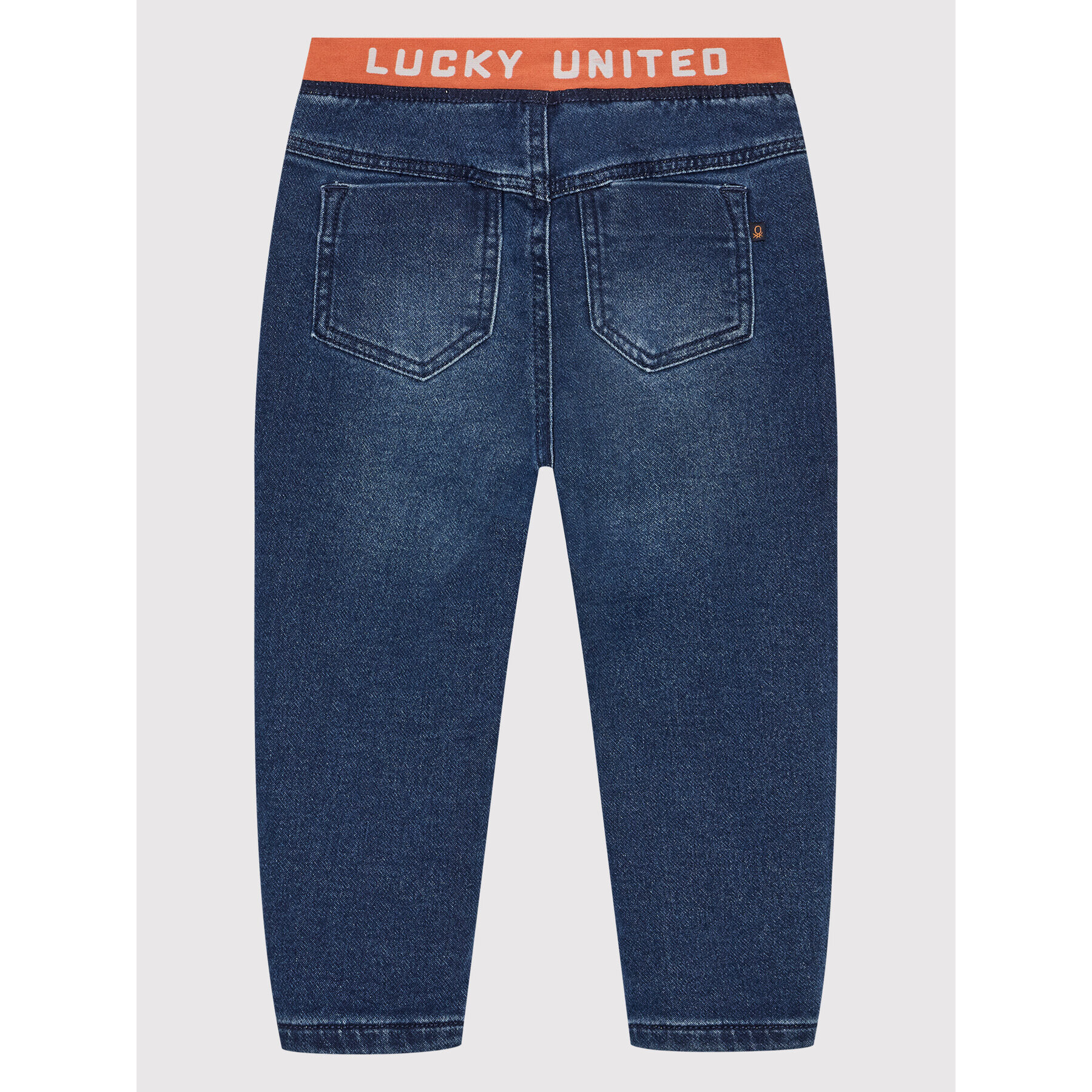 United Colors Of Benetton Jeans hlače 49BPGE008 Mornarsko modra Carrot Fit - Pepit.si