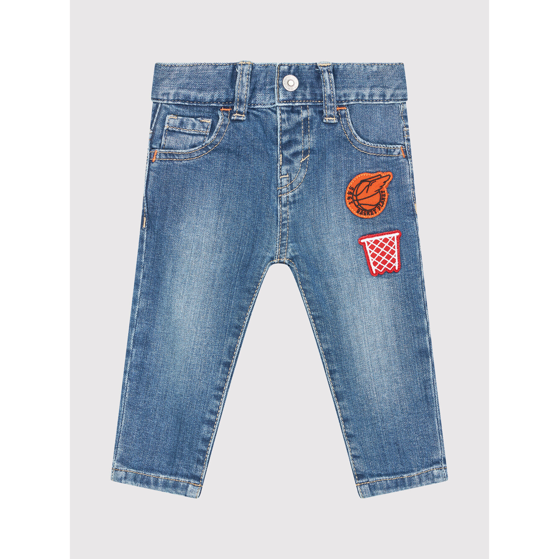 United Colors Of Benetton Jeans hlače 4AC655DP0 Modra Regular Fit - Pepit.si