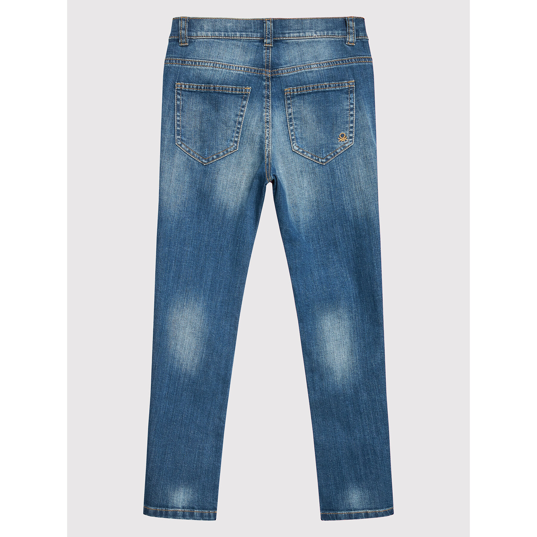 United Colors Of Benetton Jeans hlače 4AC657OX0 Modra Skinny Fit - Pepit.si