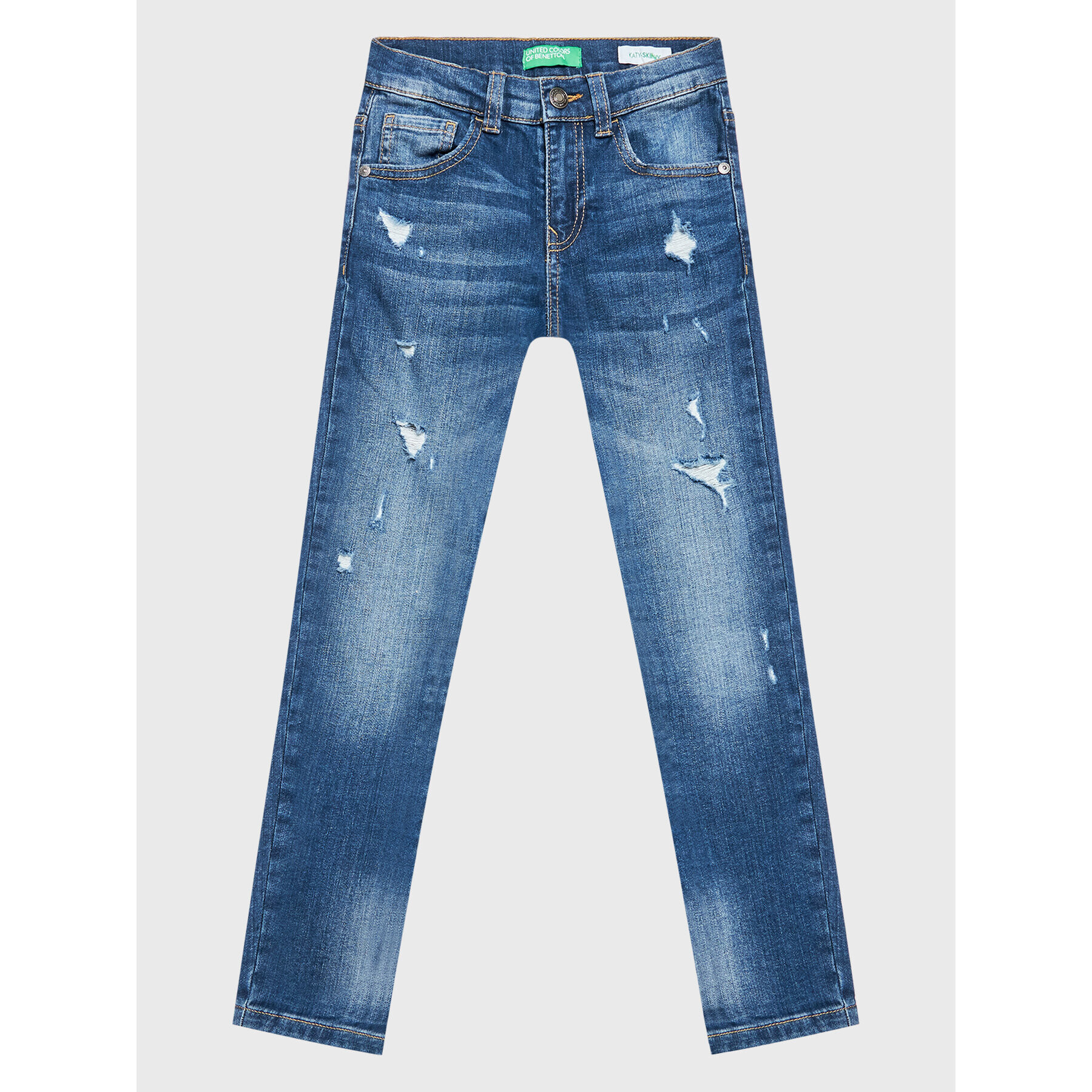 United Colors Of Benetton Jeans hlače 4AC6CE00F Mornarsko modra Skinny Fit - Pepit.si